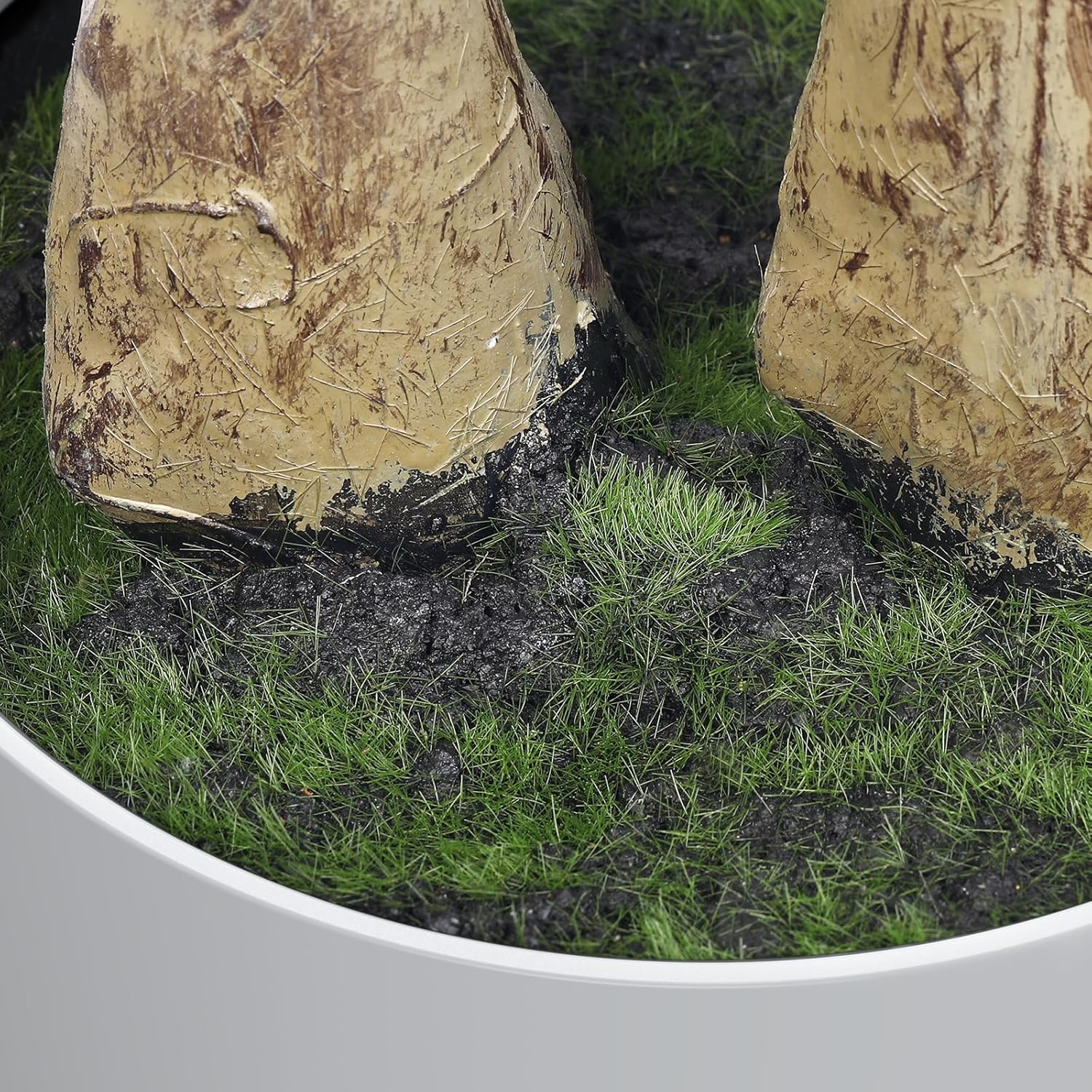 Alupssuc 6Ft Artificial Olive Trees, Faux Olive Tree Indoor with Natural Wood Trunk & Lifelike Fruits, Fake Olive Tree with White Planter for Home Balcony Office Garden Room Decor Gift, 6 Feet, 180CM image number 4