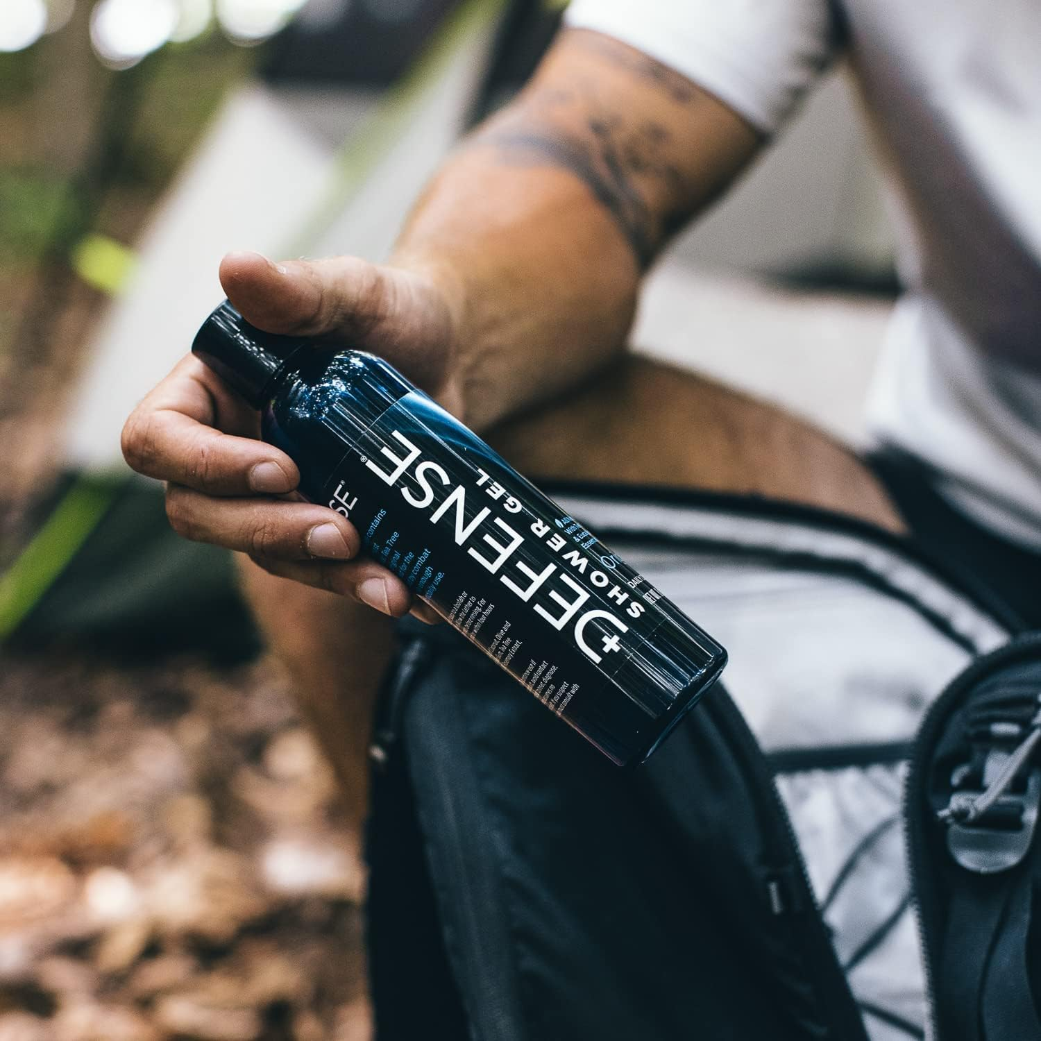 Defense Soap Body Wash Shower Gel 8 Oz - 100% Natural Tea Tree Oil and Eucalyptus Oil image number 6