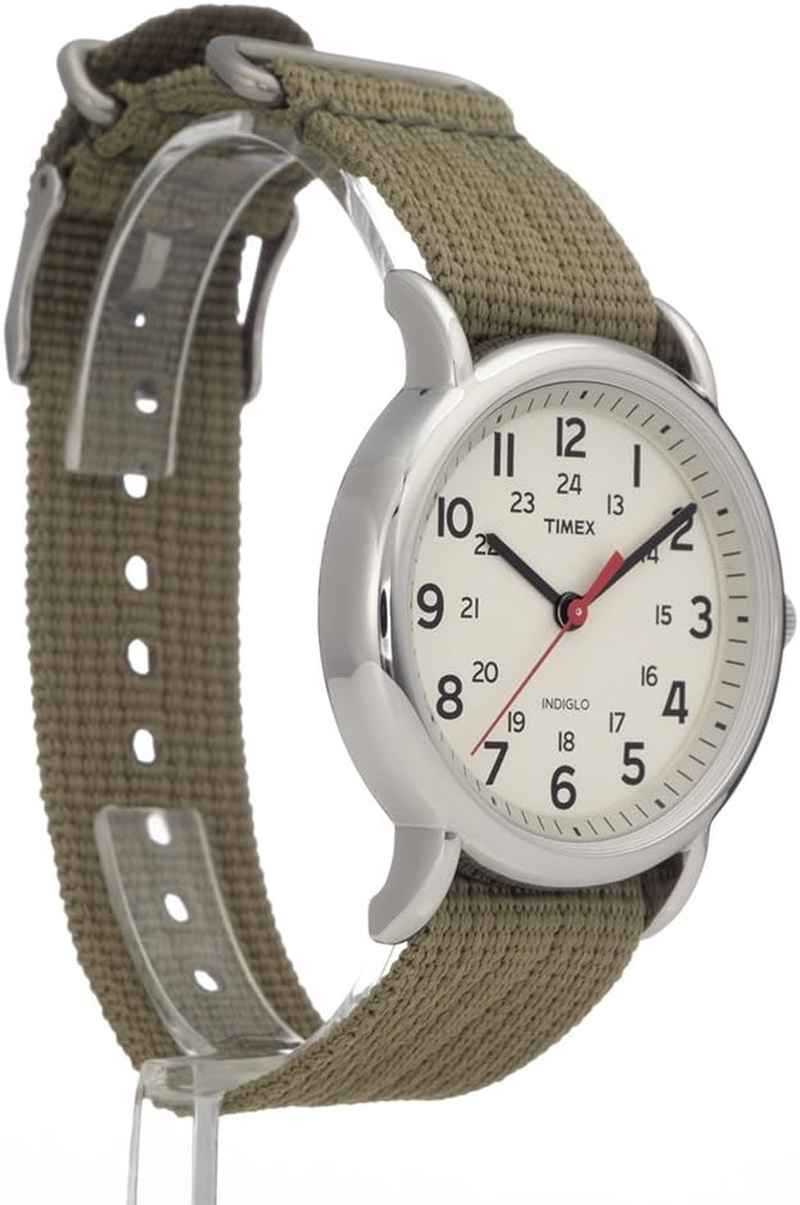 Timex Men'S T2N651 Year-Round Analog Quartz Green Watch image number 1