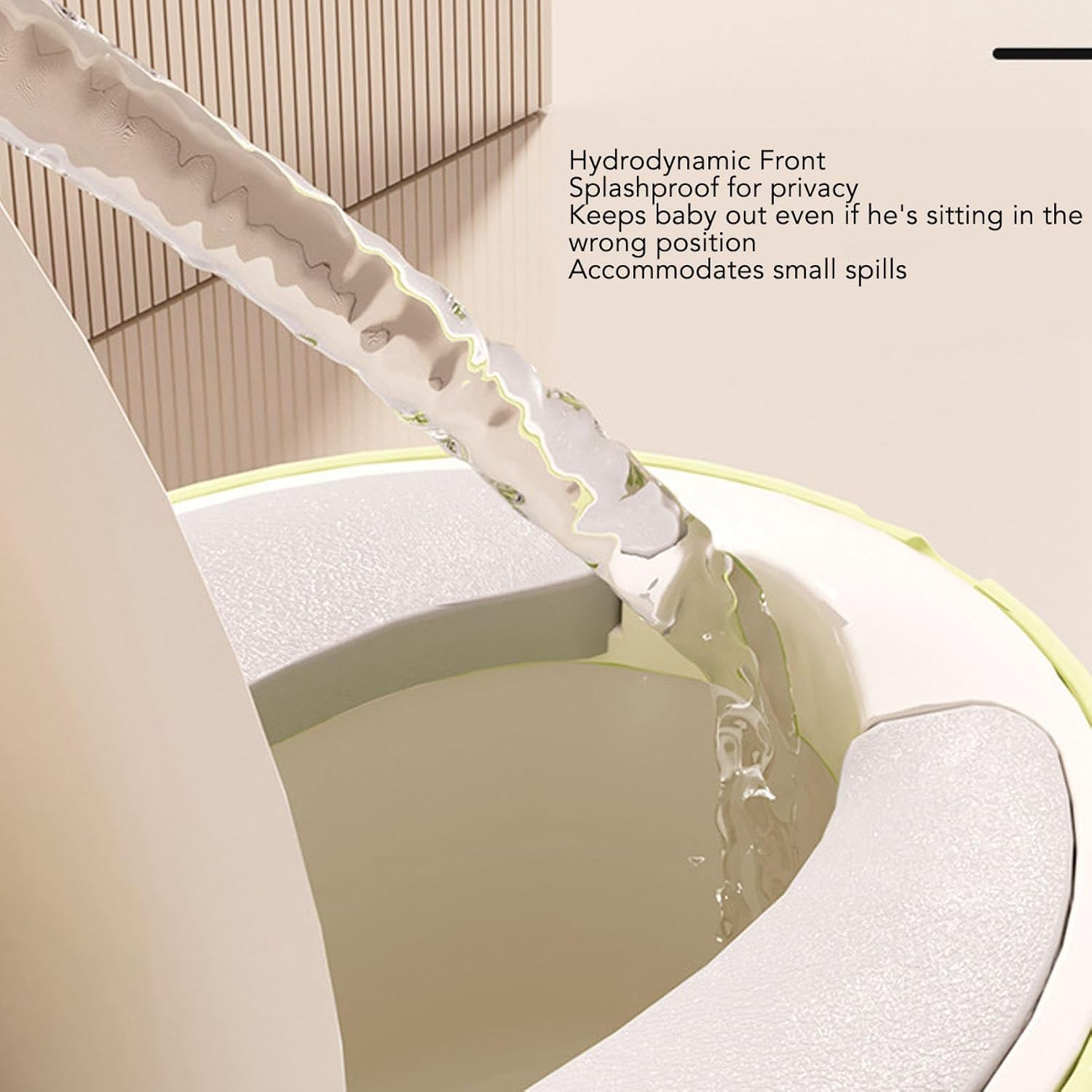 Potty Training Toilet, Realistic Potty Training Seat, Removable Potty Pot, Realistic Flushing Sound, Toilet Tissue Dispenser and Splash Guard, Non-Slip for Toddler& Baby&Kids image number 2