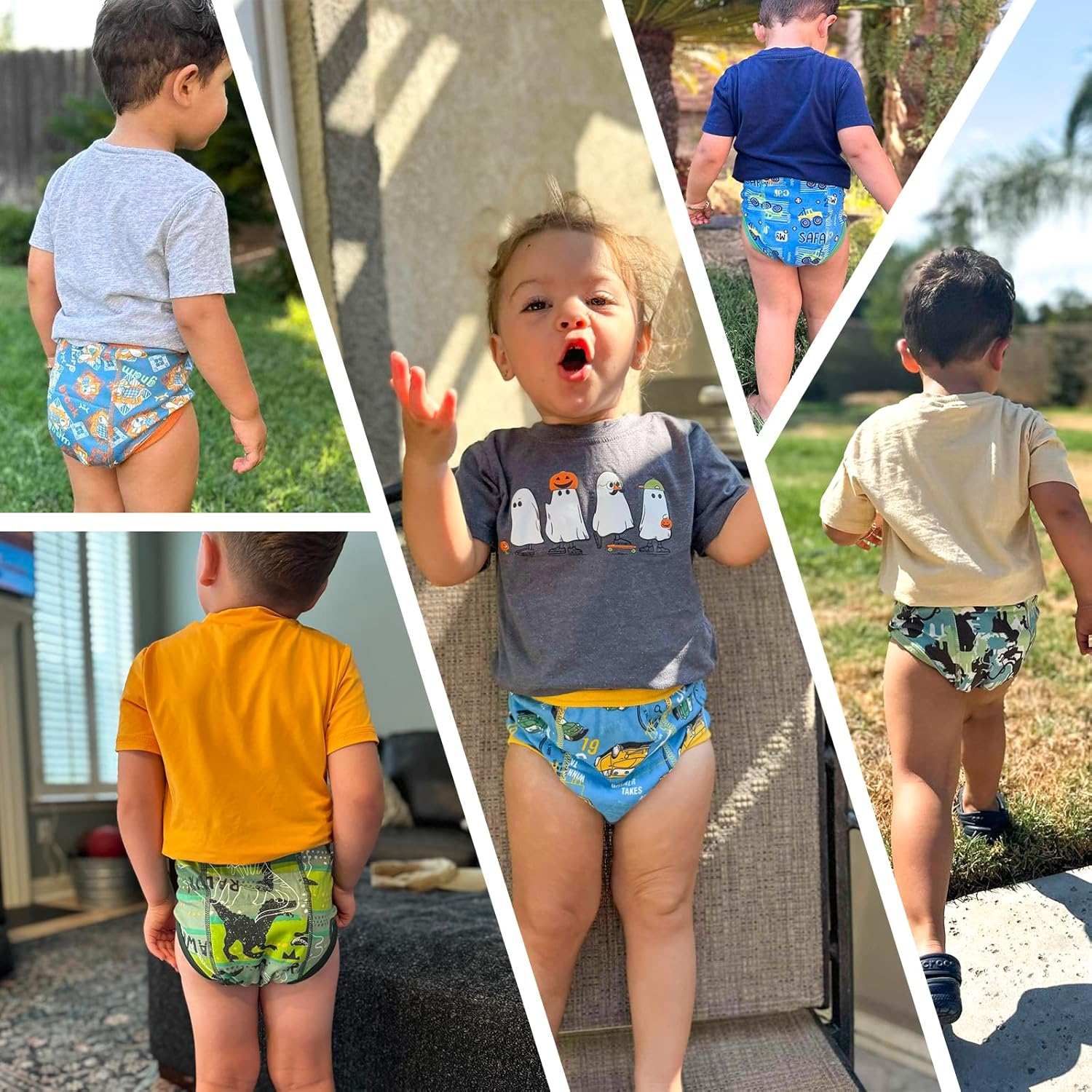 Moomoo Baby Potty Training Underwear 10 Packs Absorbent Toddler Training Pants for Boys and Girls Cotton 2T-7T image number 2