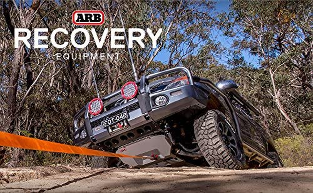 ARB 4X4 Accessories ARB705LB Recovery Snatch Strap Orange 30' X 2 3/8", Load Capacity 17,600 Lb, NATA Approved, 20% Stretch image number 1