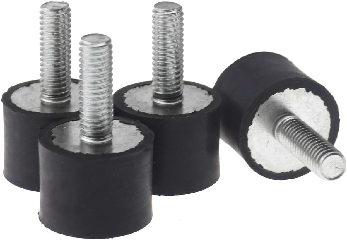 4Pcs M6 / M8 Rubber Shock anti Vibration Isolator Mounts Bobbin Thread Screw image number 2