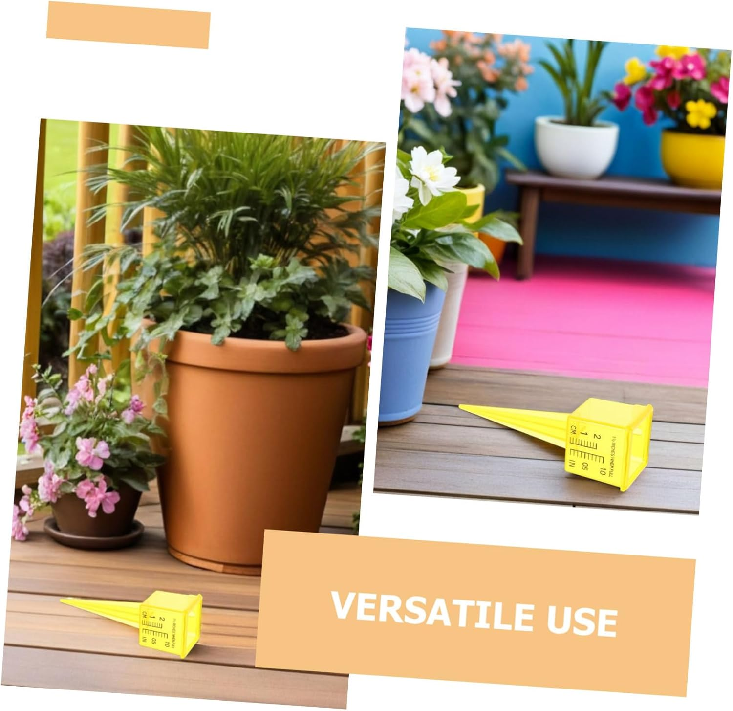 20Pcs Wide Mouth Rain Gauge for Garden Lawn with Dual Scales Uv-Resistant Outdoor Water Measuring Tool for Sprinkler Monitoring and Irrigation Optimization image number 6