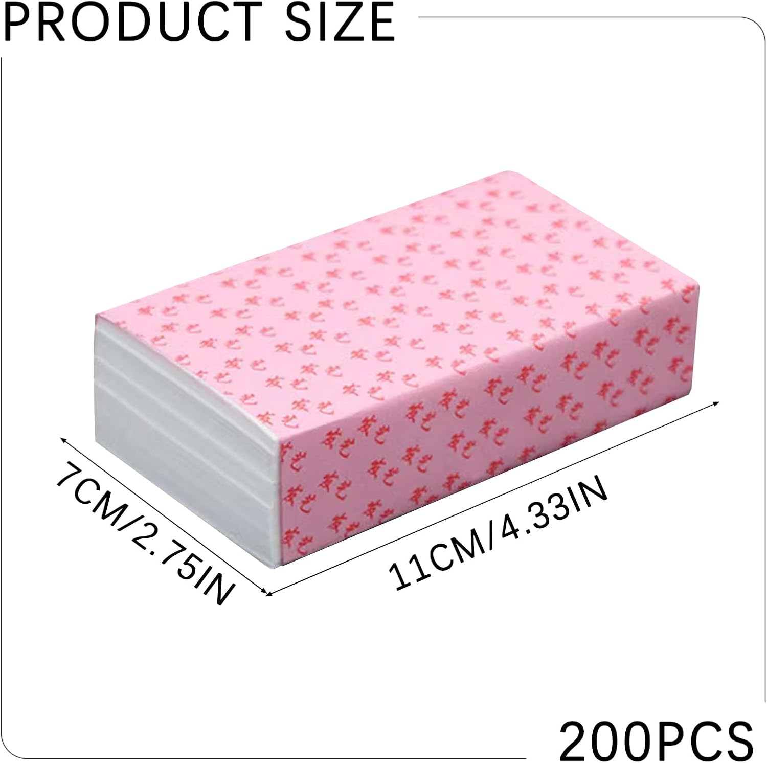 EUPSIIU Pack of 200 Hair Perm Paper, Lace Paper Perm, Sheets, Ultra Thin Breathable Hair Perm, Hair Curling Paper, Salon Professional Lace Paper, for Home Barber Shop image number 3