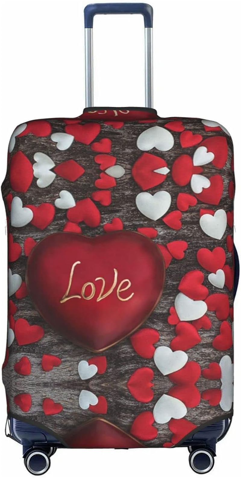Valentine'S Day Luggage Cover Washable Suitcase Protector Anti-Scratch Suitcase Cover Fits 18-32 Inch Luggage