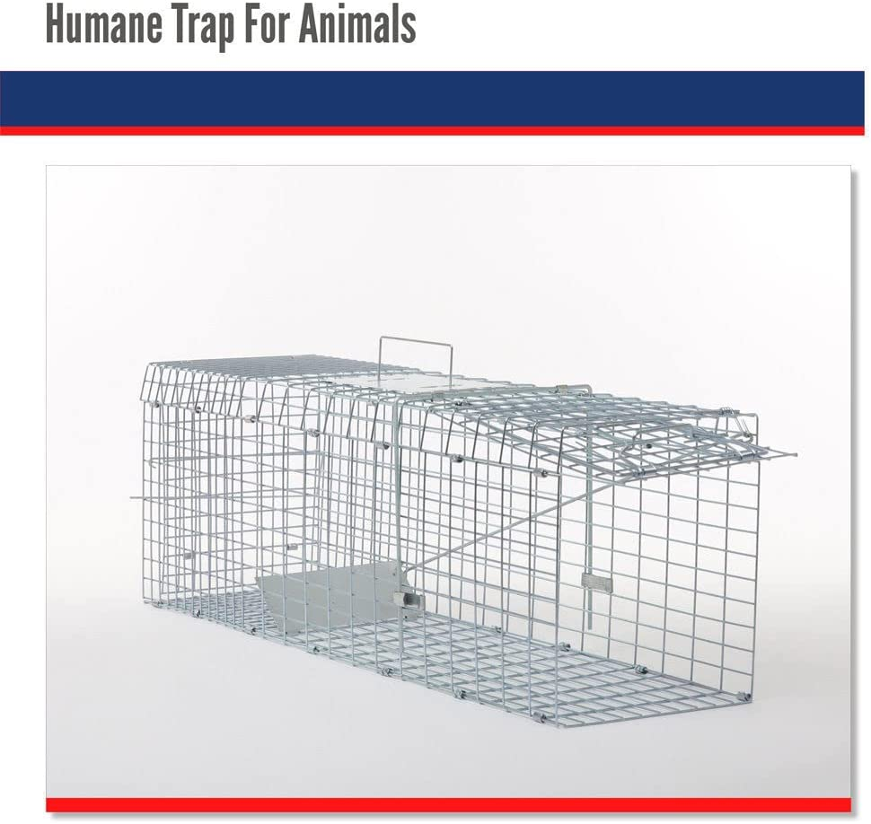 Extra Large Humane Animal Cage Trap Live Catch Possum Rabbit Cat Rat Fox Koala image number 1