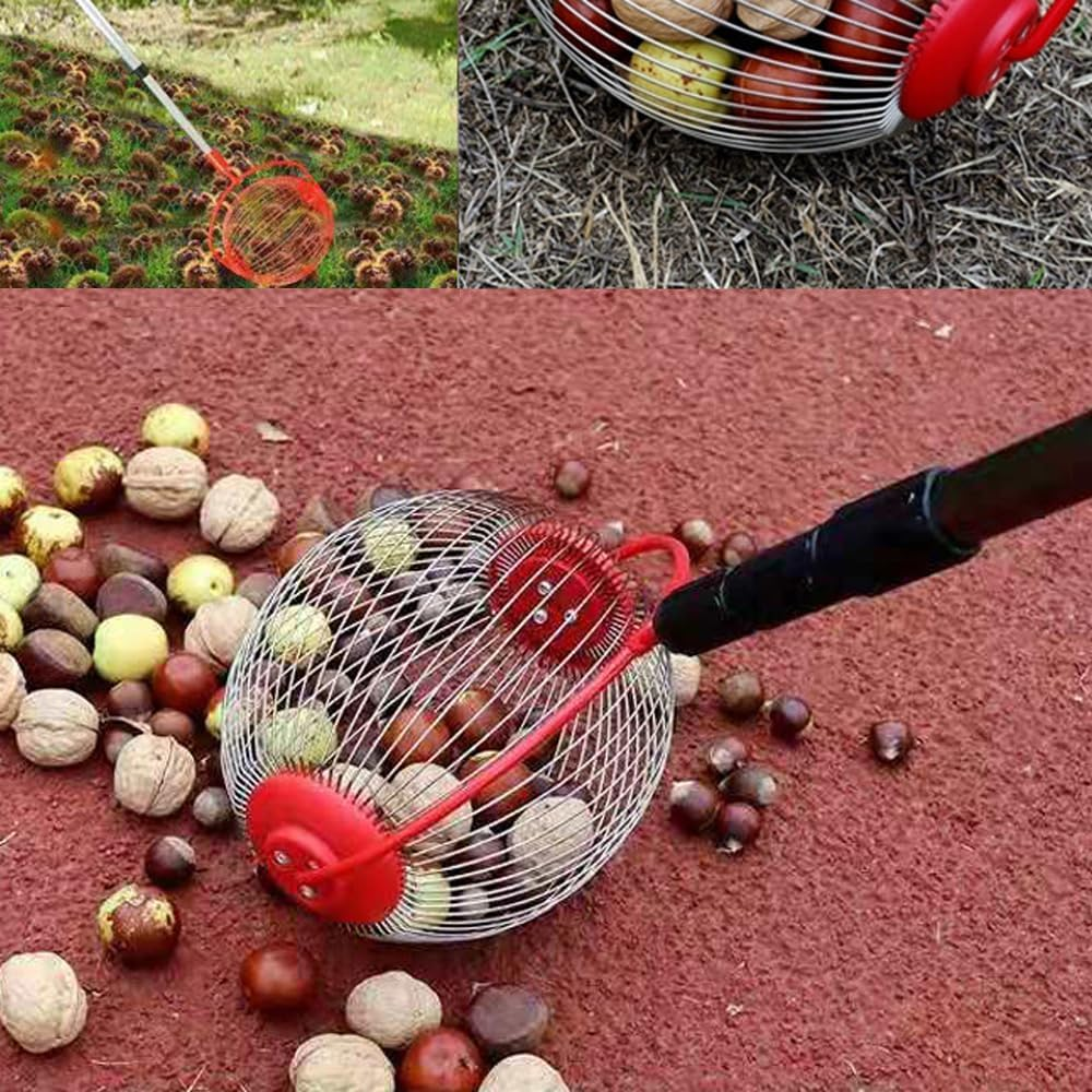 Ping Pong Ball Picker, Rolling Collector Basket Holder, Ping Pong Ball Hopper, Telescopic Ping Pong Ball Retriever Picker, Telescopic Handle Picker, Ball Picker Vessel Tools Adjustable Hand Grip image number 6