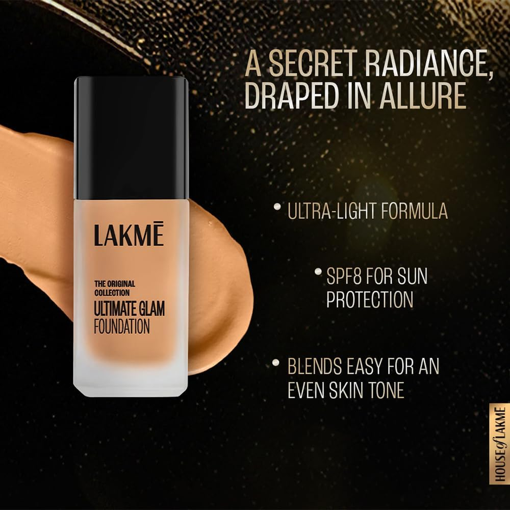 Lakme Invisible Finish Foundation SPF 8 25Ml by Lakme image number 5