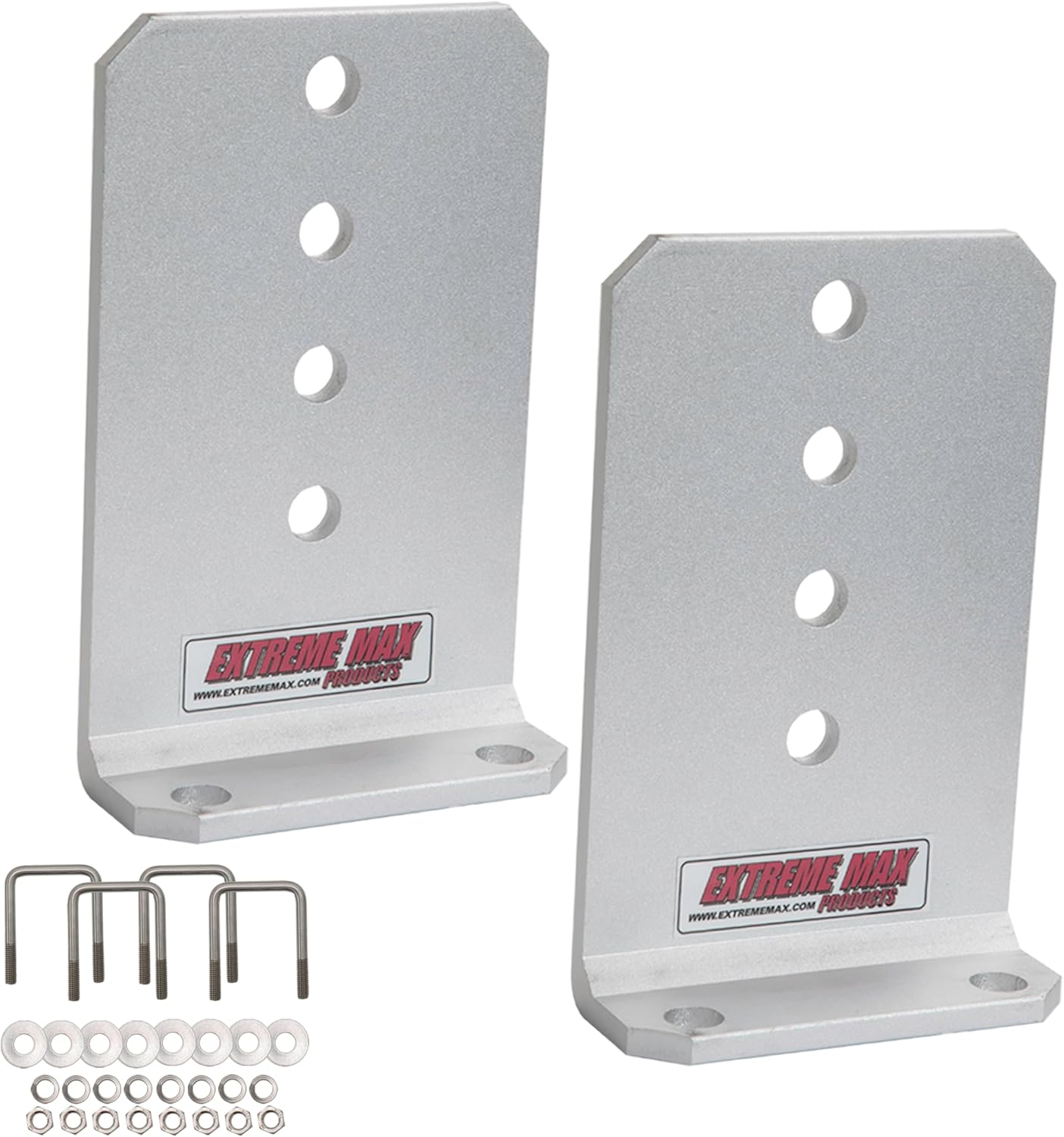 Extreme Max 3006.7112 Vertical Pontoon Bunk Bolster L-Bracket - Set of 4 image number 3