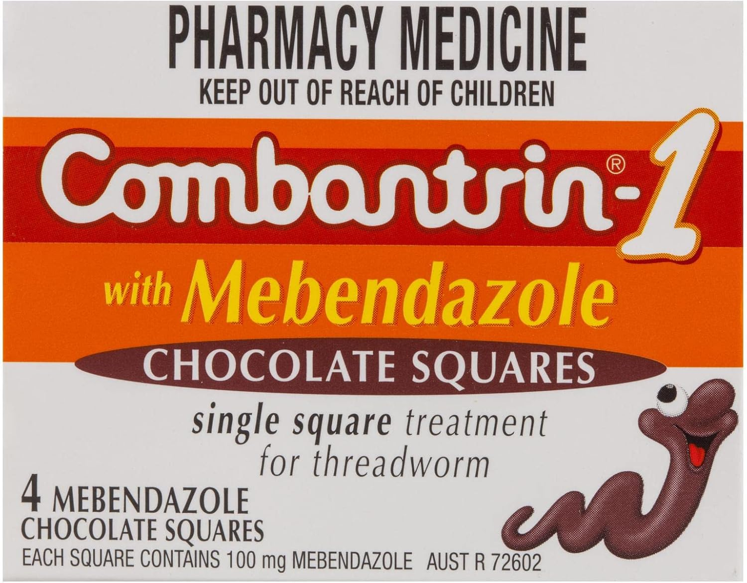 Combantrin Chocolate Squares, 4 Count, Pack of 4 image number 2