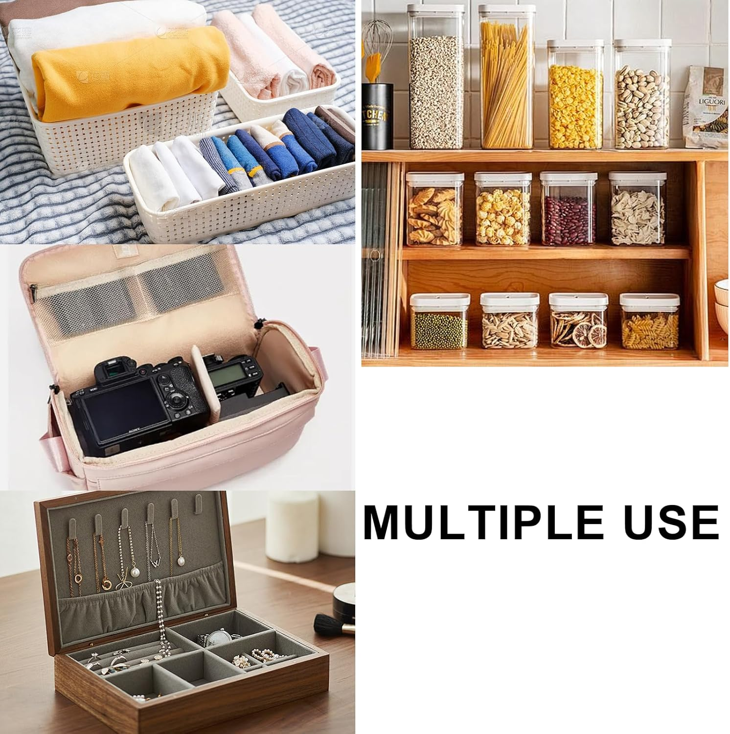 100Pack Silica Gel Packets, Reusable Moisture Absorber, Desiccant Packets, for Spice, Jewelry, Shoeboxes, Electronics Storage