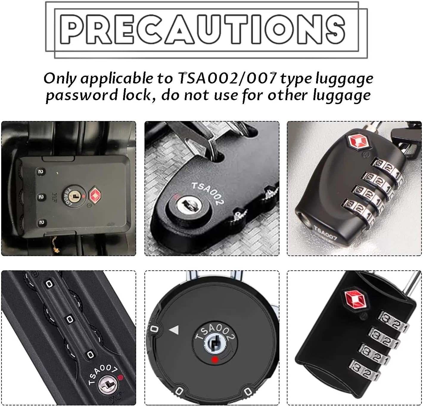 Yotsuba 2-Pack Keys for TSA002 TSA007 &ndash; Universal Master Luggage Keys Compatible with TSA002 TSA007 Master Locks for Suitcases, Travel Bags &ndash; Emergency Access, Durable Alloy Steel image number 2