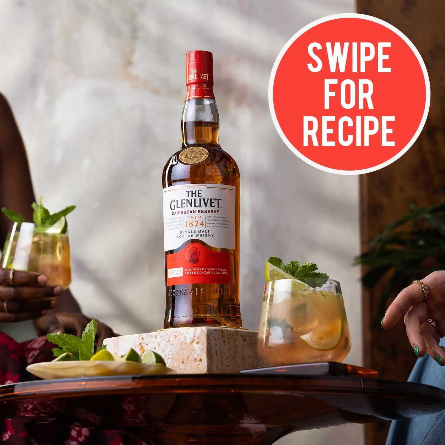 The Glenlivet Caribbean Reserve Single Malt Scotch Whisky 700Ml Giftbox image number 1