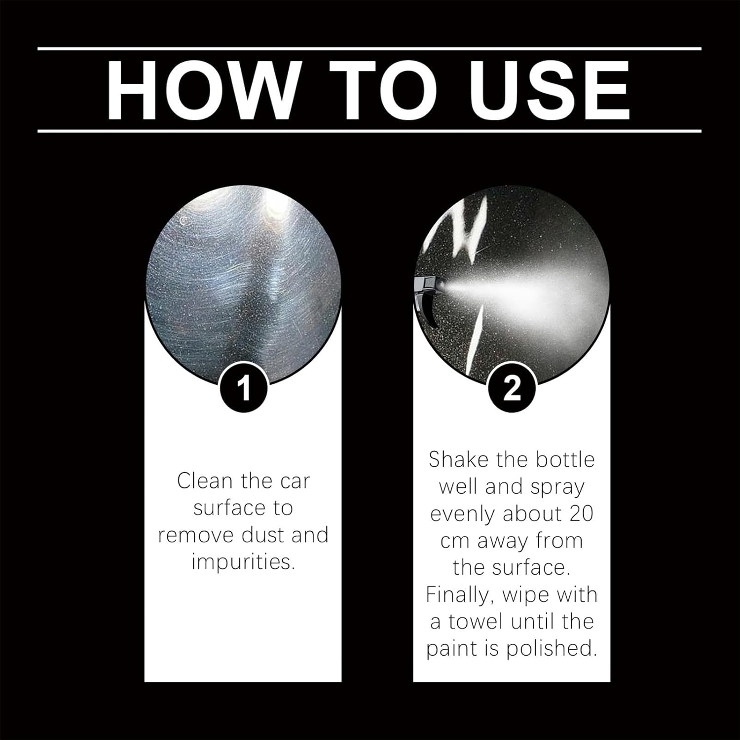 Ceramic Coating for Cars, 120Ml Car Ceramic Coating Spray, Automotive Polish, Scratch Removers & Waxes for Truck Headlight Trim RV Marine Windshield Motorcycle image number 1