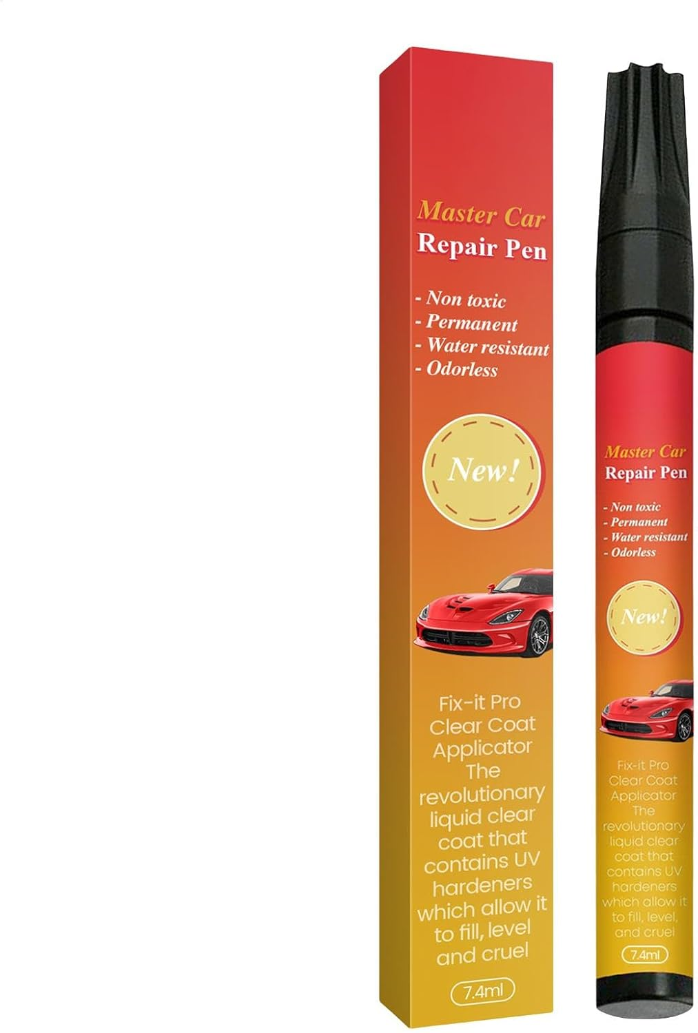 Scratch Repair for Vehicles,7.4Ml All Car Touchup Weatherproof Paint Pen - Lasting Easy to Use, Automotive Repair Accessories for Deep Scratches image number 3