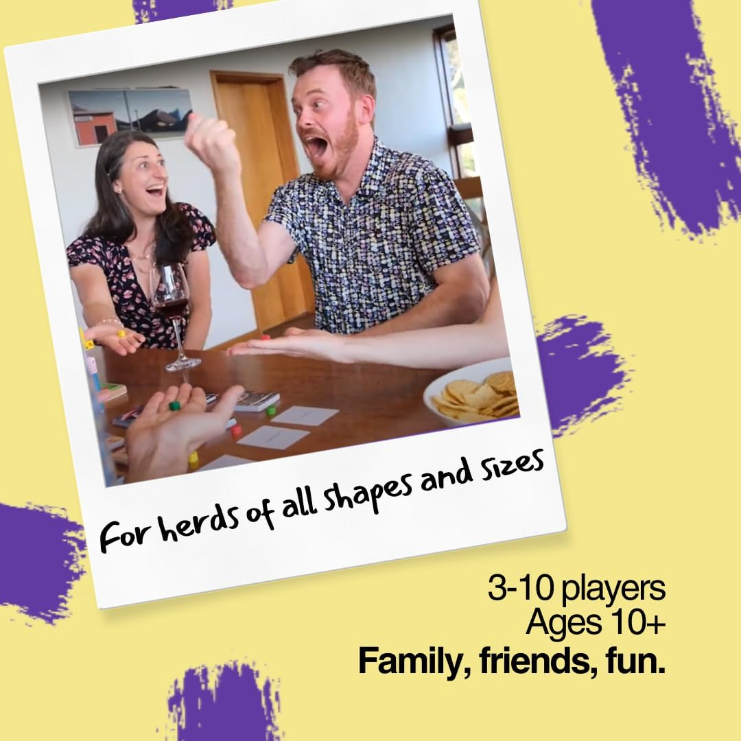 Bailey Brothers Be Herd: Fast-Paced Cooperative Party Game for 3-10 Players, Ages 14+ image number 1