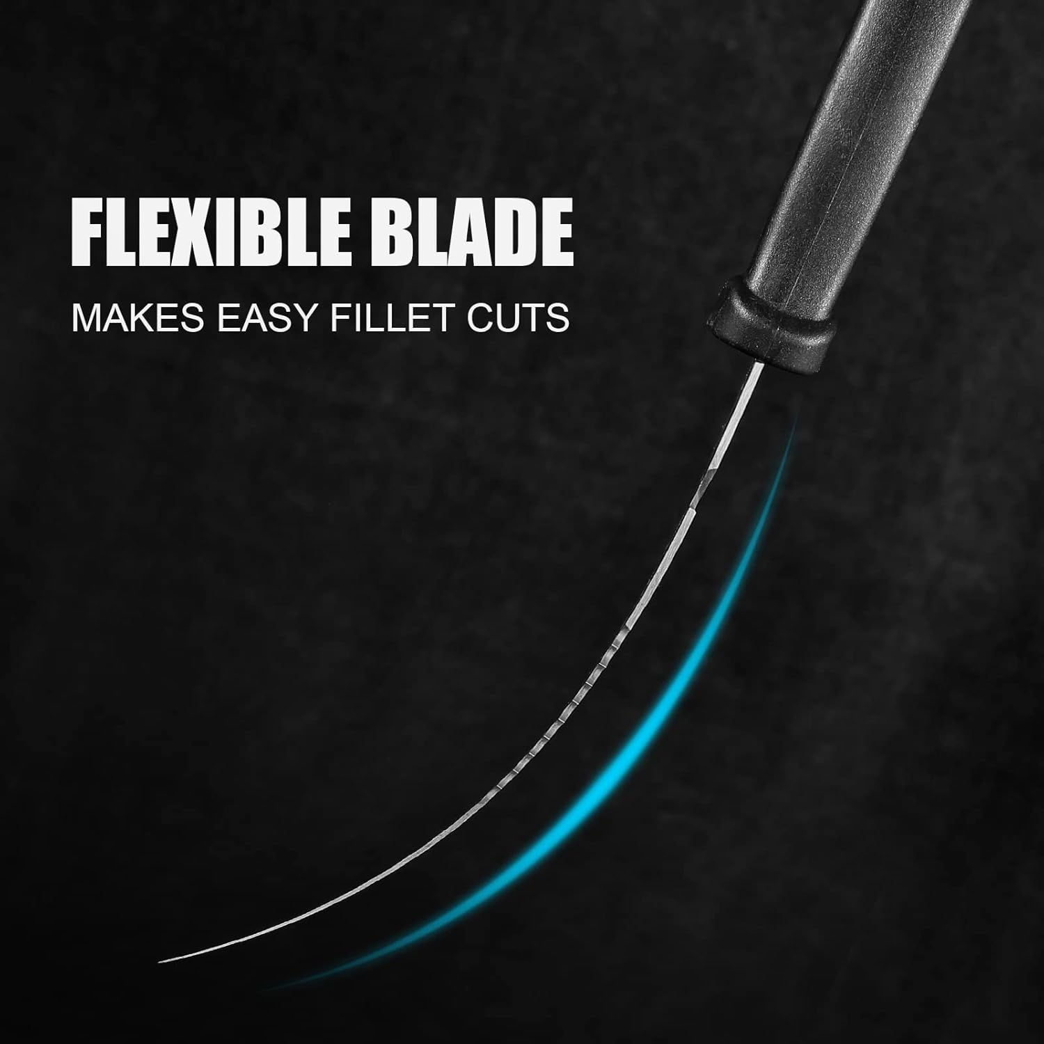 2 Pcs Fishing Fillet Knife Set Stainless Steel 6.5 Inch Pro Fish Knife for Filleting, Fishing Gear, Fishing Tool Set, Fishing Sccessories Gifts for Men image number 1