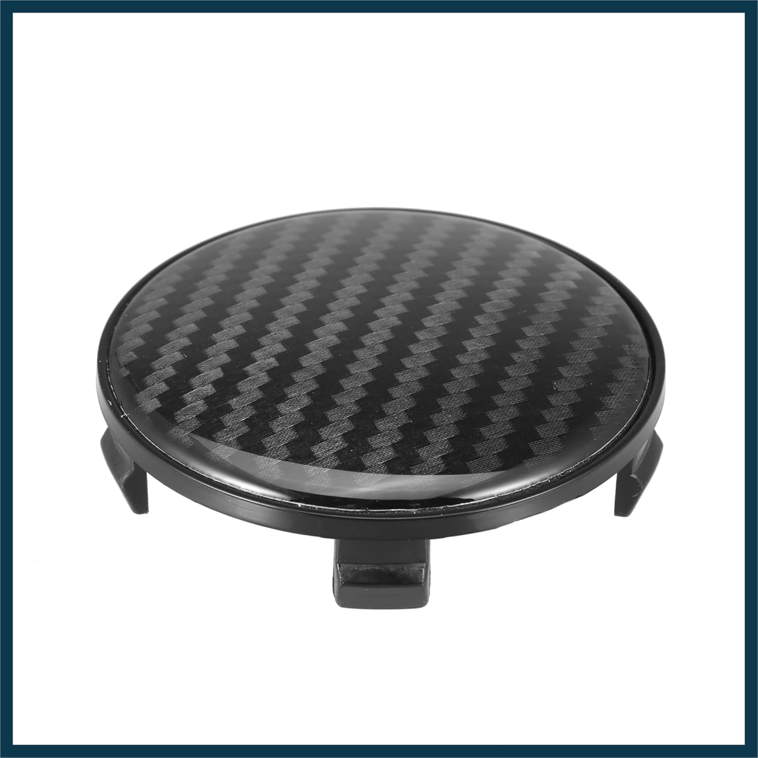 TUCKBOLD 4Pcs 67Mm 68Mm Wheel Center Hub Caps Hubcaps Covers Universal Black Automotive Parts image number 4