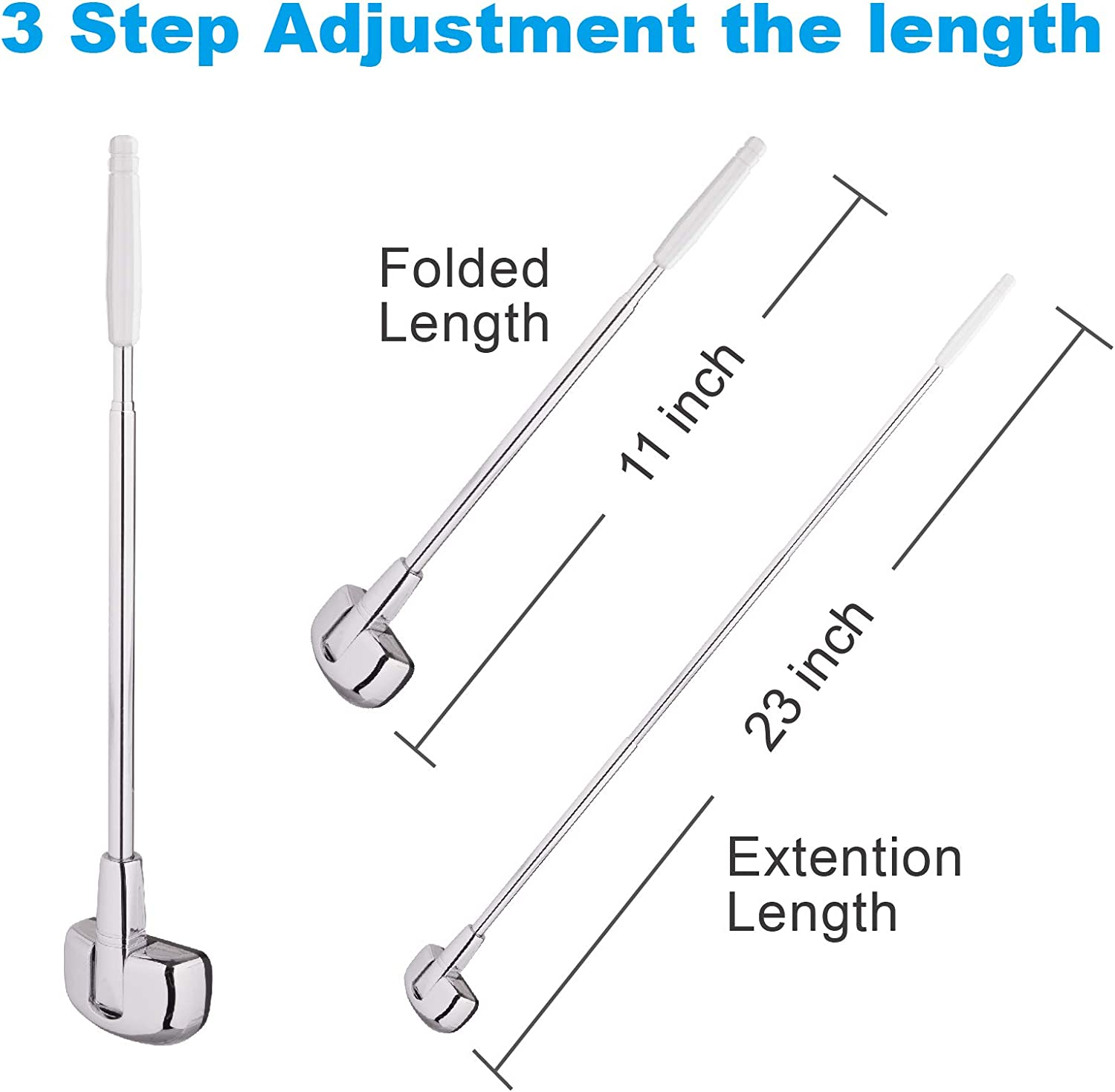 2-Pack Car Bumper Corner Antenna Pole Adjust Driving Parking Marker Protector for Green Hand in Driving Fit Universal Car Hypersonic image number 1