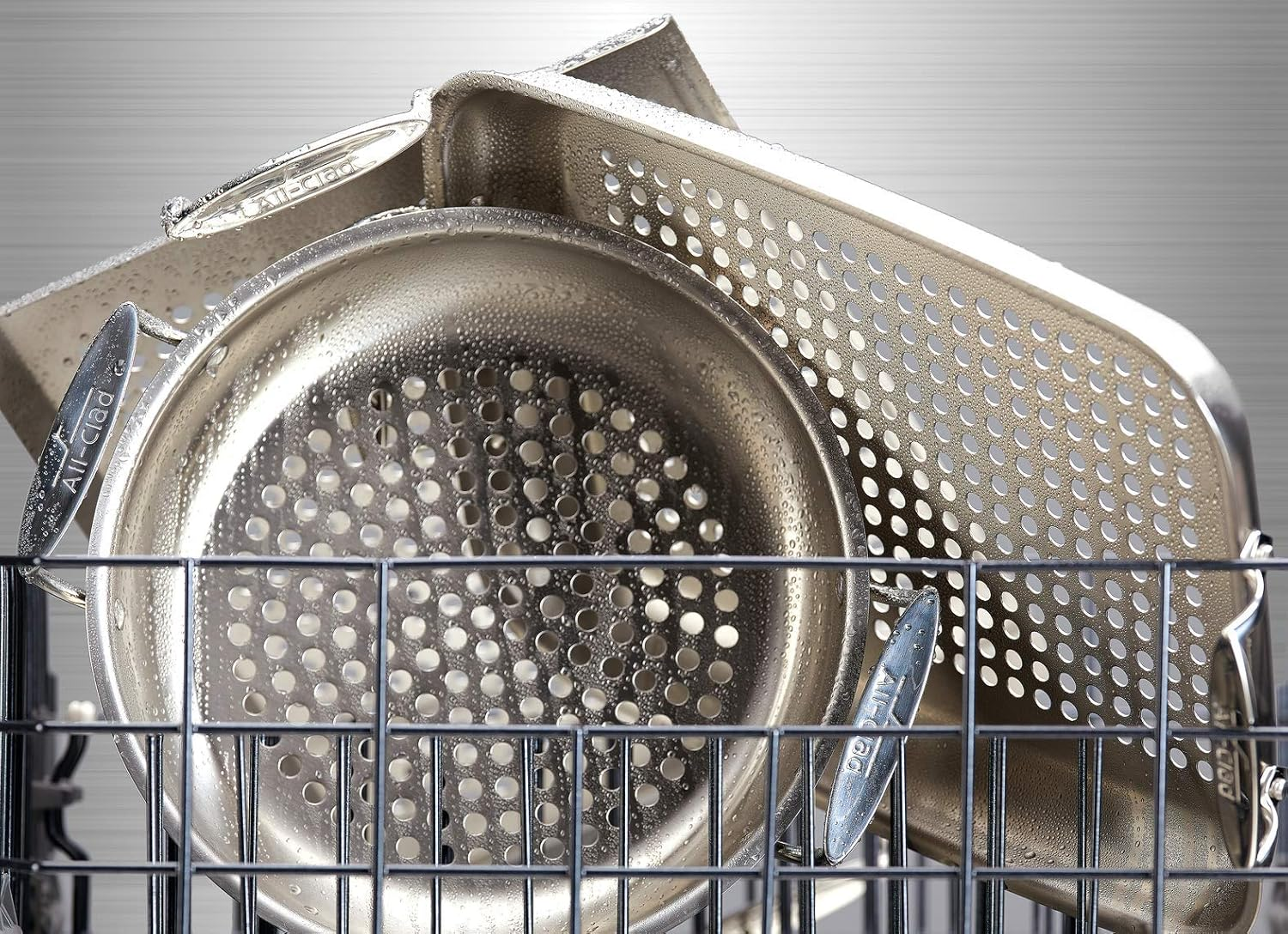 All-Clad Outdoor Stainless Steel Roaster 15 X 11 Inch Roaster Pan, Pots and Pans, Cookware - Stainless Steel image number 3