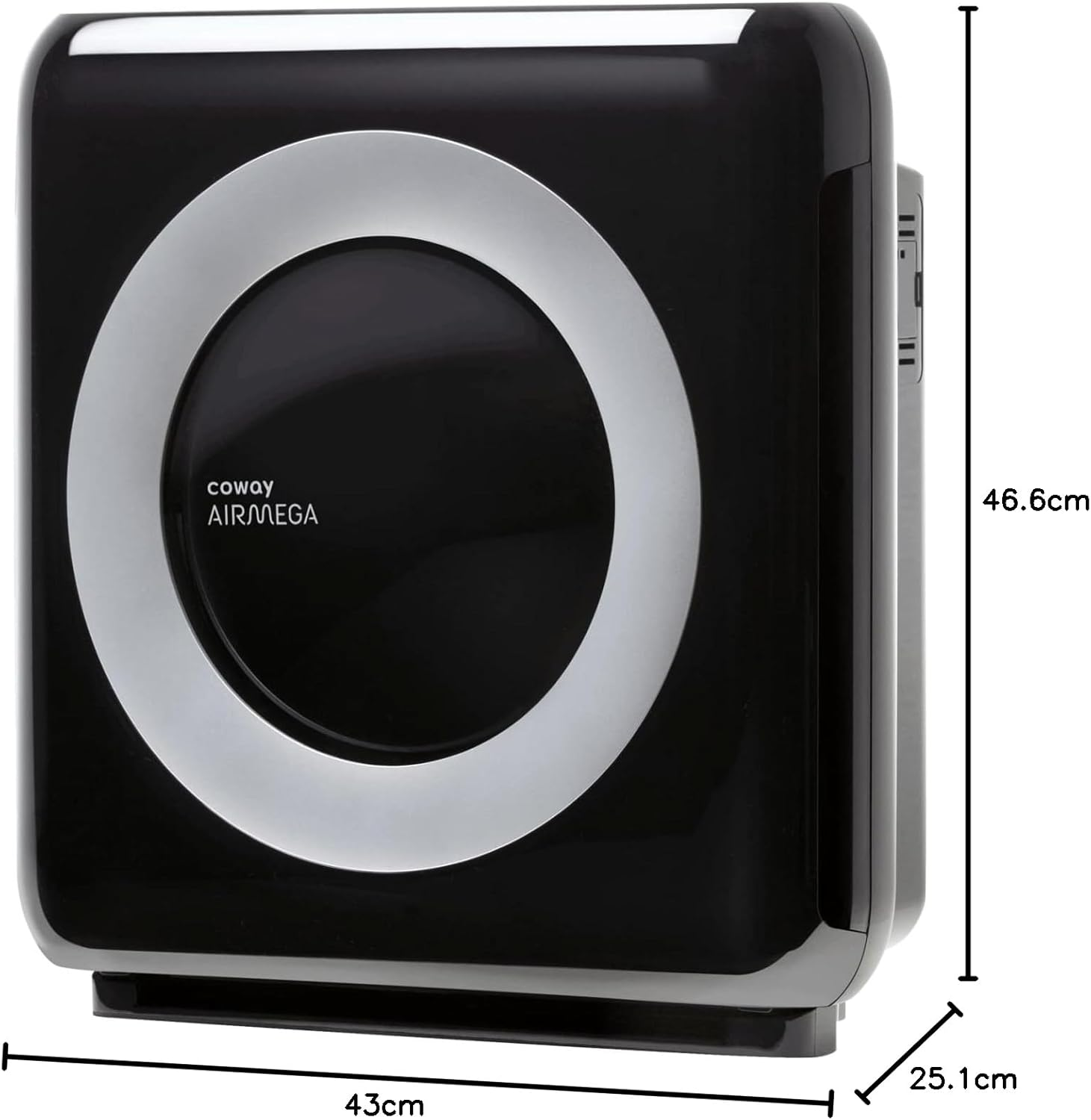 COWAY Air Purifier AIRMEGA MIGHTY (Black) AP-1512HH - Removes up to 99.999 Percent of Harmful Particles and Pollutants for 109㎡ Space*, USA Best Air Purifier by New York Times