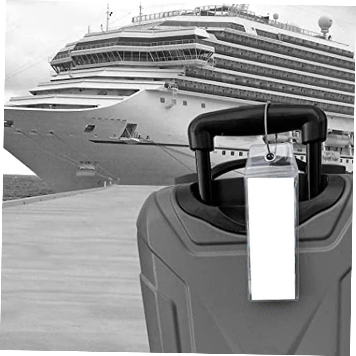 FUNOMOCYA 7Pcs Luggage Tag Hangtag Bag Tags Cruise Suitcase Travel Packing Organizers image number 3