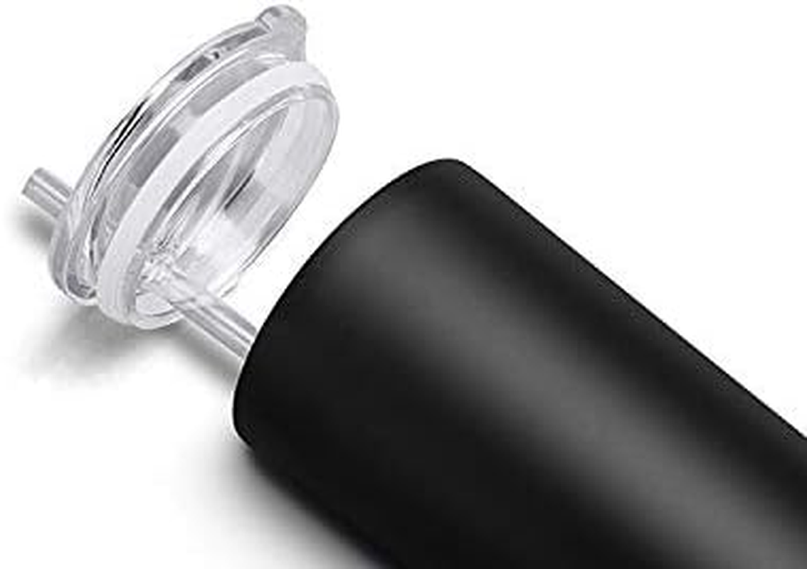 Gteller Double Wall 18/8 Stainless Steel Vacuum Slim Skinny Tumbler with Straw and Lid, Insulated Travel Mug Keeping Beverage Cold and Warm (Pink, 20Oz) image number 6