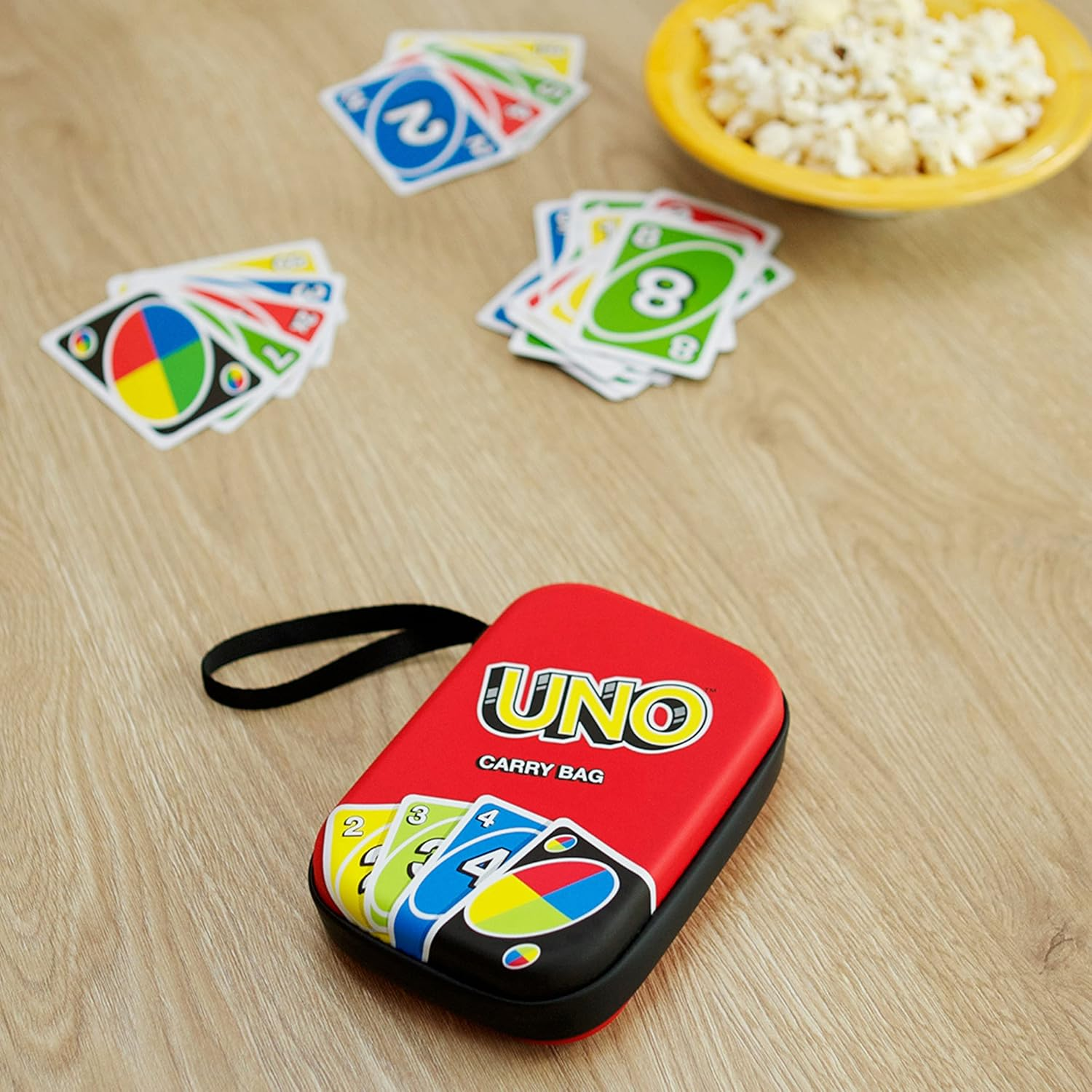 Theo Klein 5901 UNO Carrying Bag I Practical Playing Card Bag for on the Go I Protects Cards from Moisture and Dust I Toys for Children Aged 3 and Over image number 5