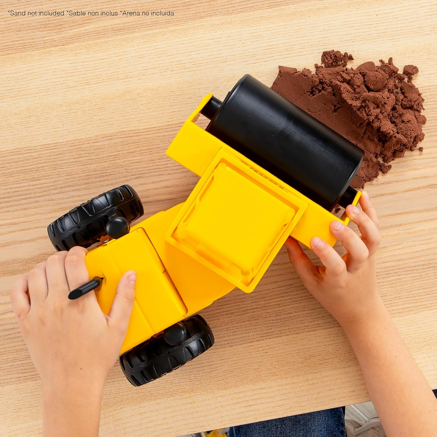 Basic Fun Tonka Steel Steam Roller, Heavy Duty Real Steel Construction, Yellow Demolition Toy with Realistic Action, Ages 3+ for Boys and Girls, Ideal for Kids, Toddlers image number 6