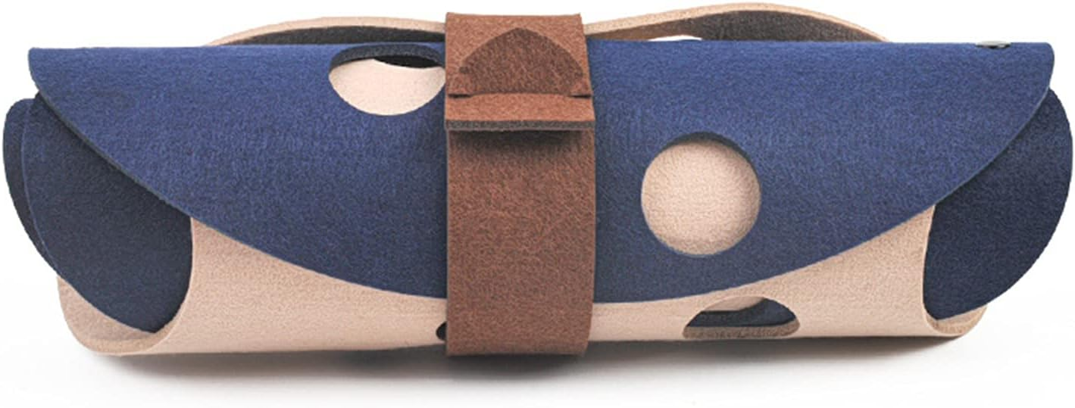 LASIEYO 2 Pcs DIY Cat Tunnels Toy Durable Pet Toys Play Tunnel Detachable Washable Felt Cat Litter Pet Supplies image number 3