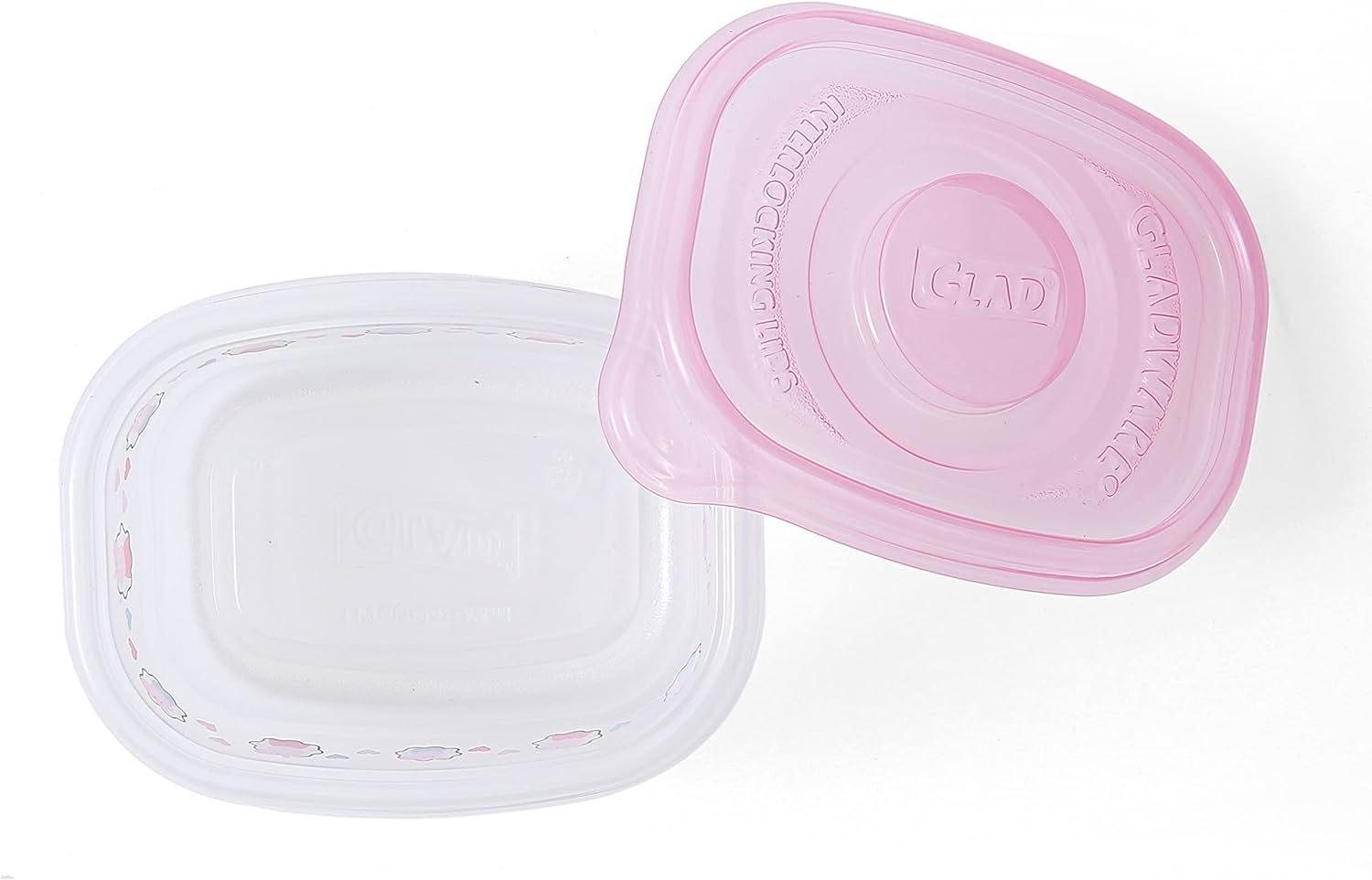 Glad for Kids Peppa Pig Gladware to Go Snack Storage Containers with Lids, 9Oz 5Ct | 9 Oz Kids Snack Containers with Peppa Pig Design, 5 Count Set | Tight Seal Food Storage Containers for Food image number 5