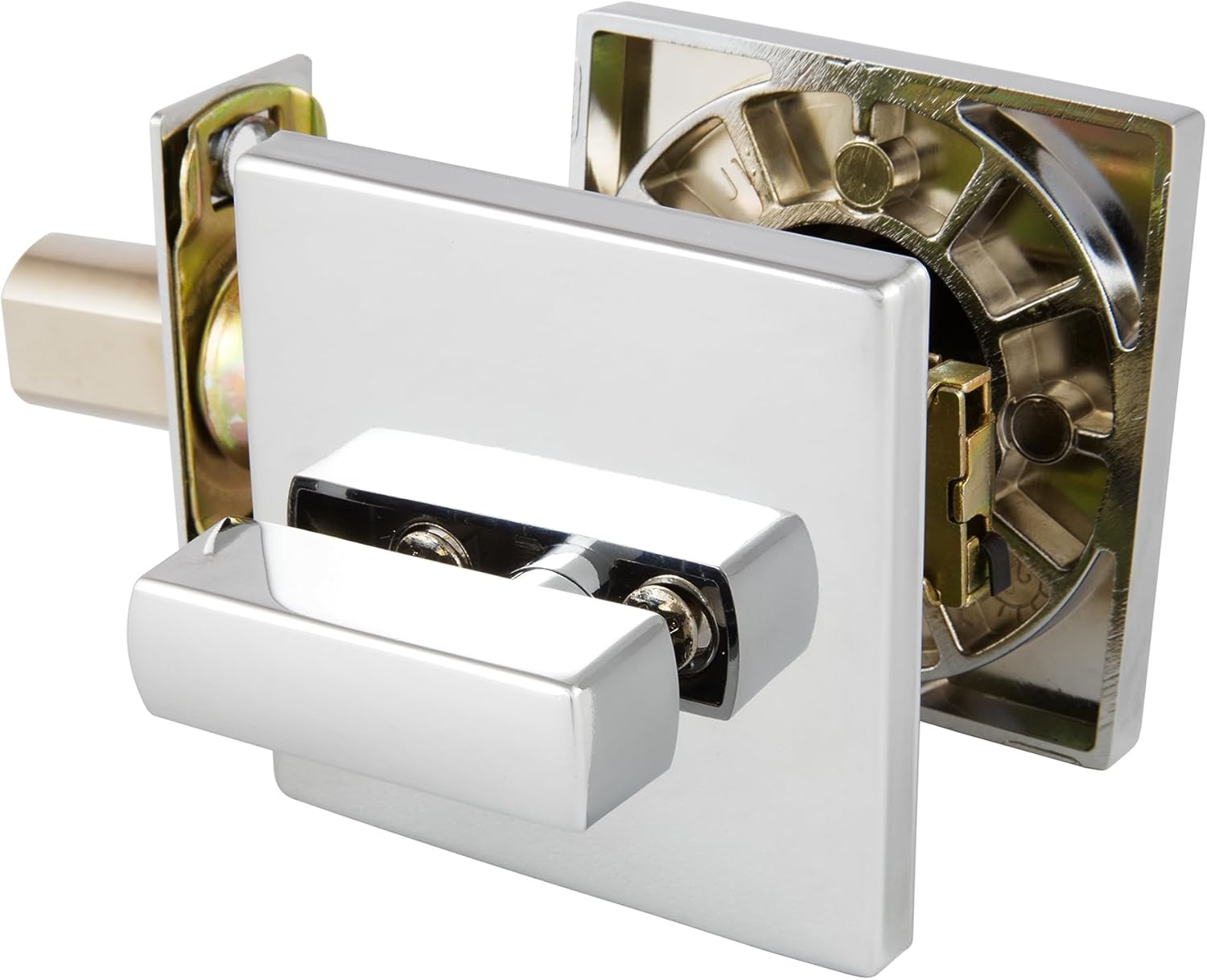 Gainsborough Tradepro Dani Square Single Cylinder Deadbolt Lock, Bright Chrome