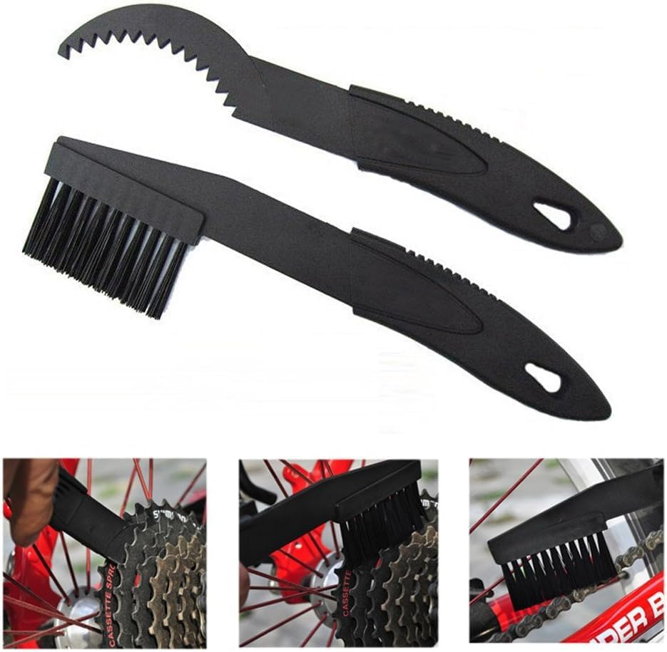 5 Pcs Bike Chain Cleaner Ki,Cleaning Kit Cycling Including Chain Cleaner, Brush Tool for Mountain Bike, Road Bike image number 3