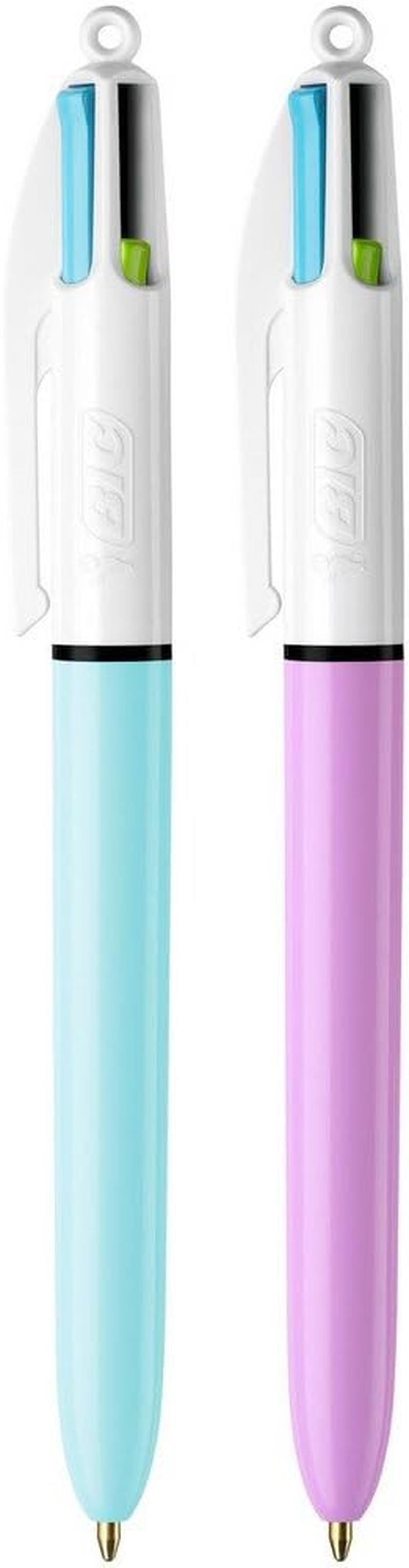 BIC 4 Colours Fun Retractable Ballpoint Pens with Four Ink Colours and Medium Point (1.0 Mm), Pack of 3 image number 5