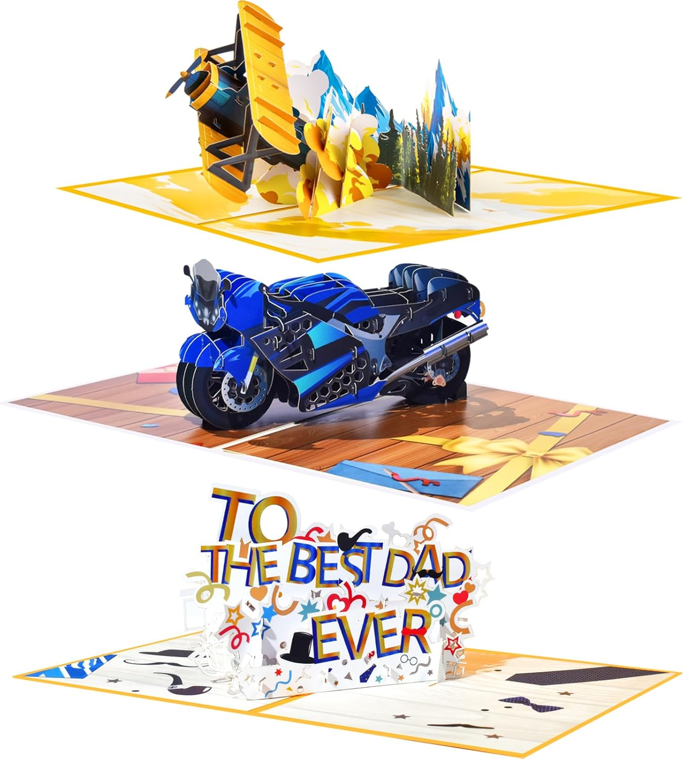 Magic Ants Happy Father&rsquo;S Day Card - Pop up Fathers Card - 3D Pop up Fathers Day Card - Handcrafted 3D Pop up Greeting Card for Him - Father&rsquo;S Day Love Card - Birthday Card for Dad (Beer for Dad)