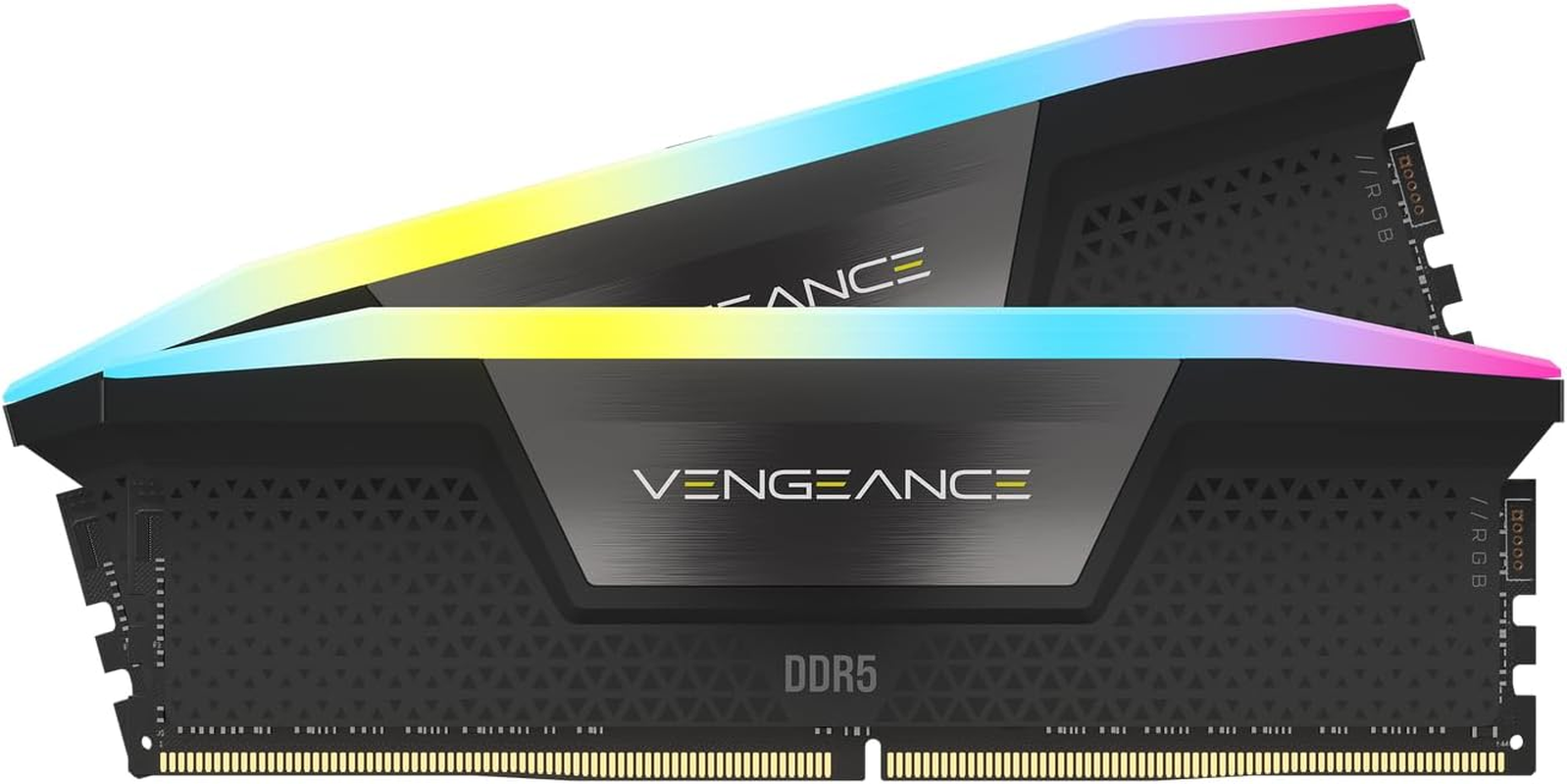 CORSAIR Vengeance RGB DDR5 RAM 64GB (2X32Gb) 6000Mhz CL30 Intel XMP Icue Compatible Computer Memory - White (CMH64GX5M2B6000C30W)