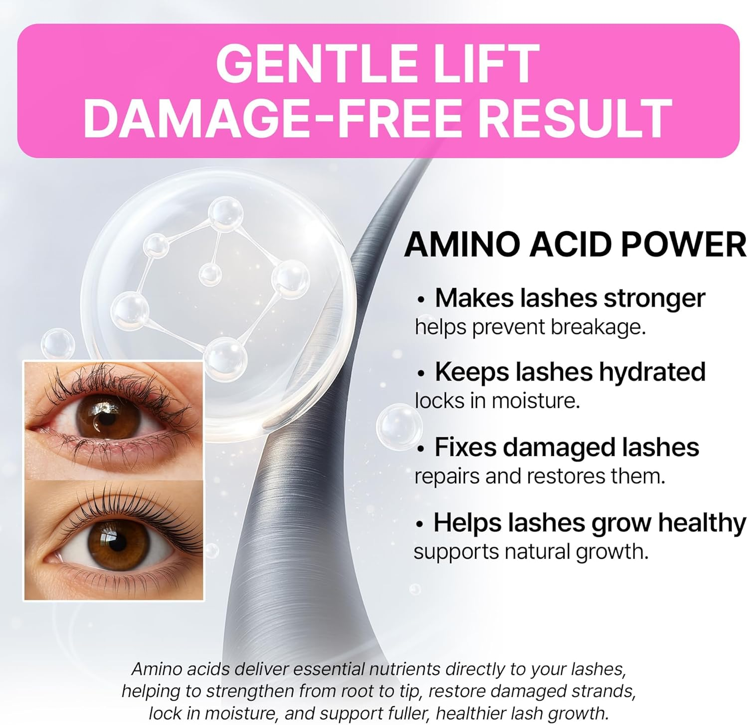 CLIONE PRIME Lash Lift Kit - Eyebrow Lamination Kit 5 Applications Eyelash Perm Kit Home & Professional Use Eyelash Lift Kit Lash Perm Kit Made in Korea Eyebrow Lift Kit image number 4