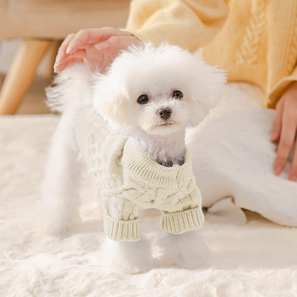 SYPLAUYE Cats Coat Vest Jumper Dog Sweater (Light Apricot, Medium) image number 6