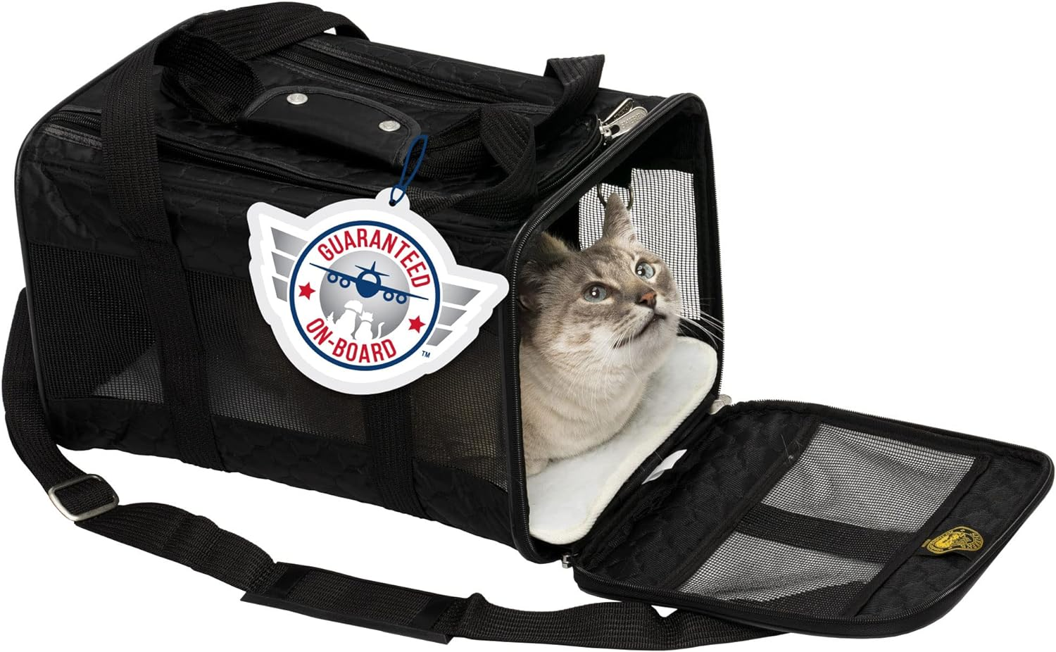 Sherpa Travel Original Deluxe Airline Approved Pet Carrier, Small, Charcoal