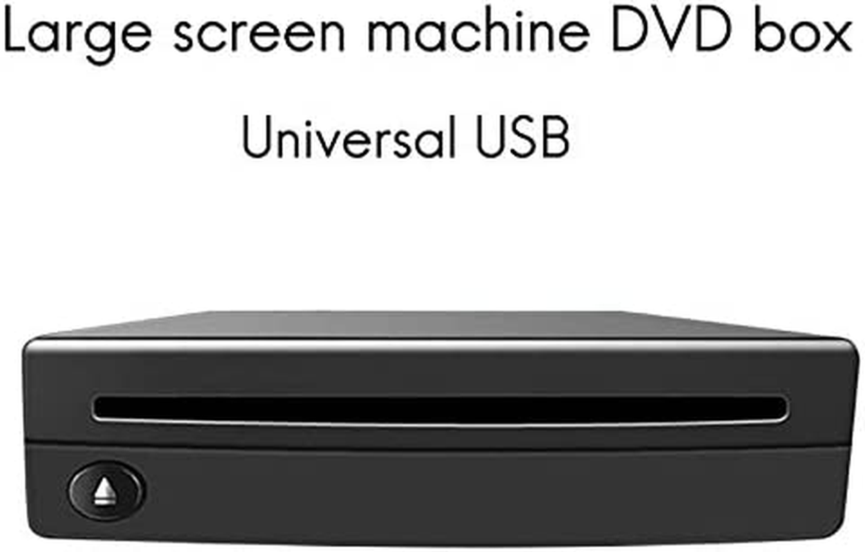 Black USB Interface Car SUV External Stereo Radio Dish Box CD/DVD Player for Android Interior Parts Car Radio image number 1