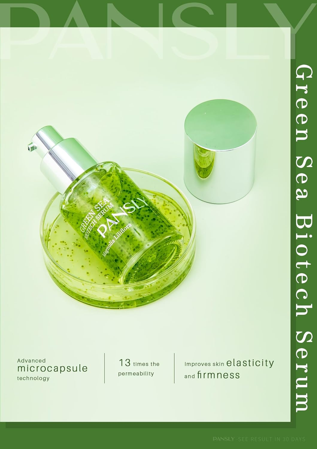 Seaweed Anti-Aging Serum, Natural Botanical Ingredients, Innovative Technology, 30Ml