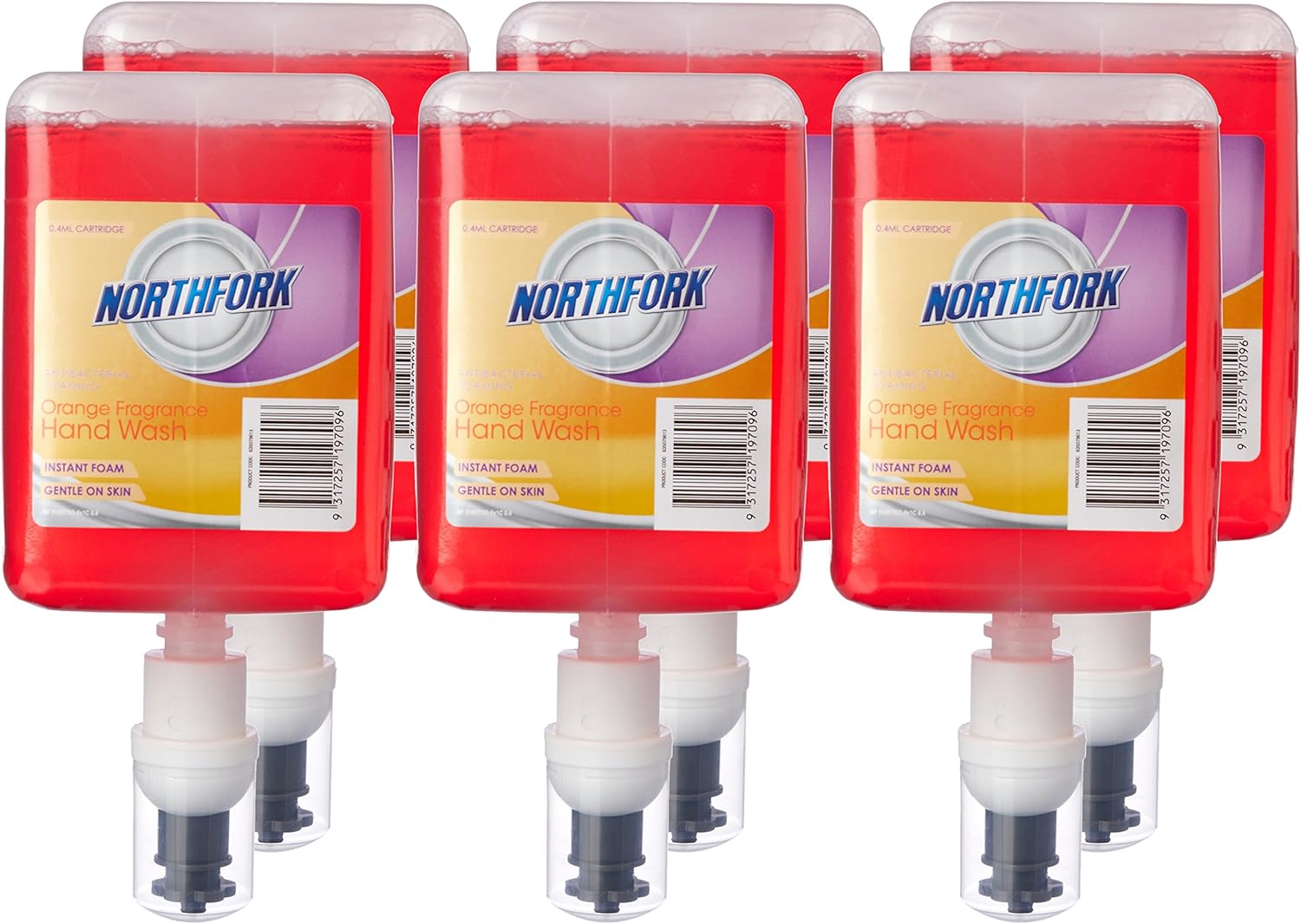Northfork 1L 0.4Ml Foaming Hand Wash Cartridge Orange