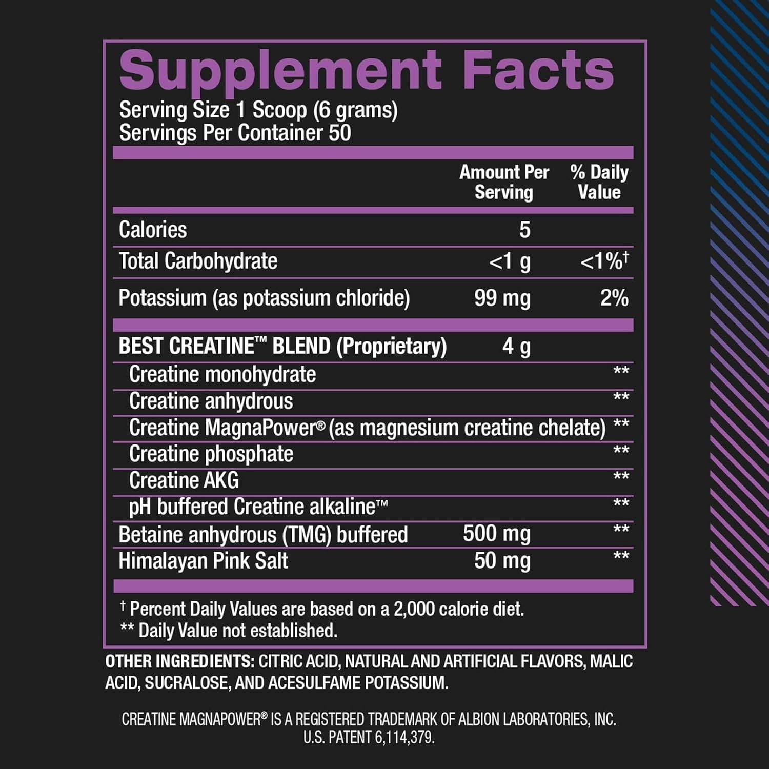 BPI Sports Best Creatine, 50 Servings, Fruit Punch, 0.3 Kilograms image number 1