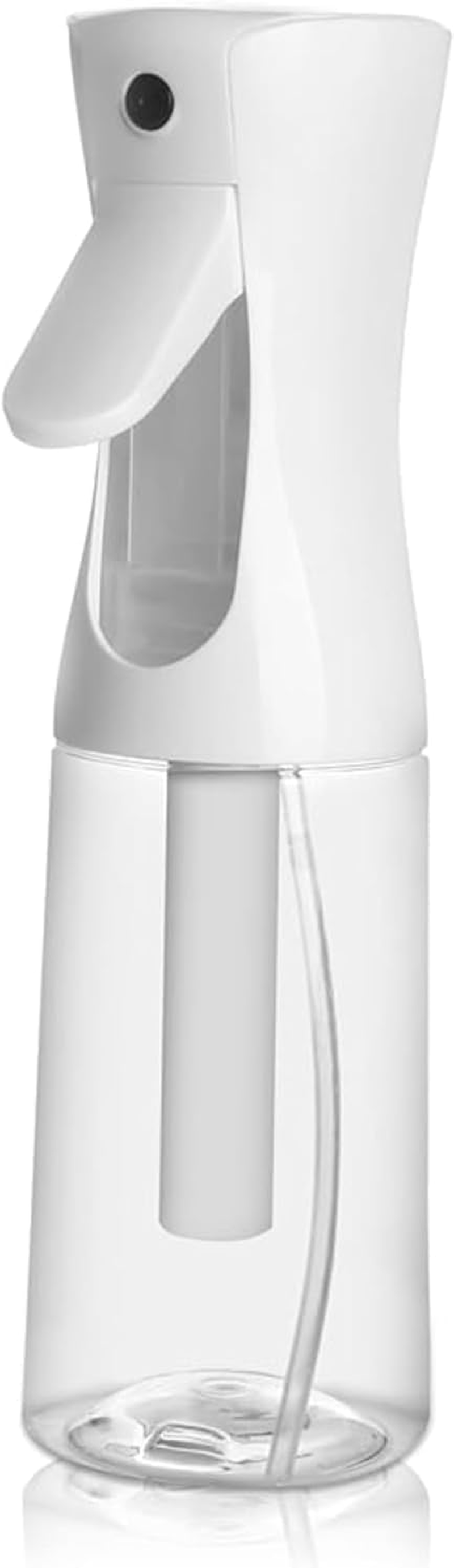 Continuous Spray Bottle, Hair Spray Bottle Continuous Water Mister Spray Bottle Empty Ultra Fine for Hair Styling, Pets, Plants, Cleaning, Misting & Skin Care, Salons (Clear-300Ml-2Pack)