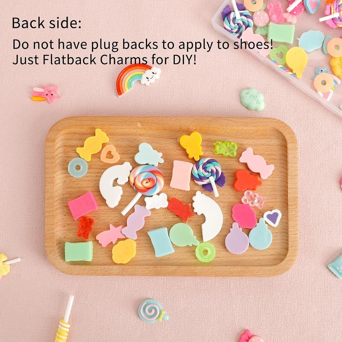 120Pcs Slime Charms Cute Set, Assorted Candy Sweets Resin Flatback Slime Beads Making Supplies for DIY Craft Hair Clip Scrapbooking Decorations Embellishments Ornament image number 3