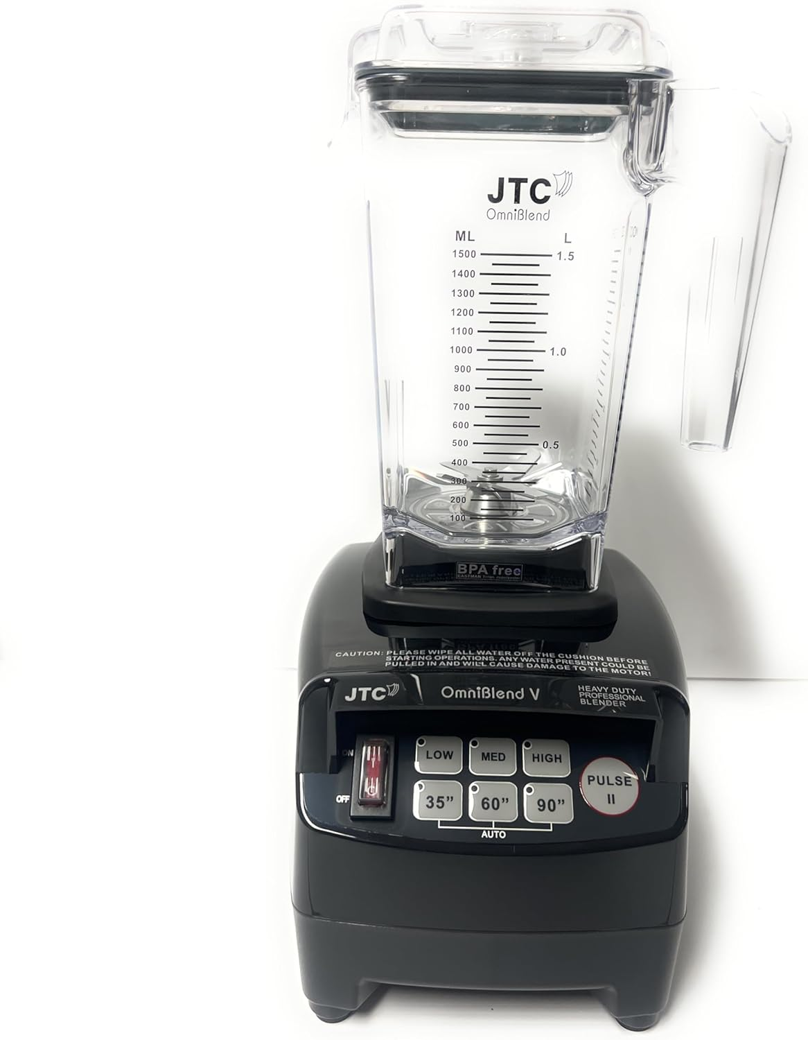 Genuine JTC Omniblend V Heavy Duty Professional Blender, Bpa-Free, 1.5L Jug D Capacity, Multiple Speed Settings 7 Year Warranty by JTC Omniblend image number 1