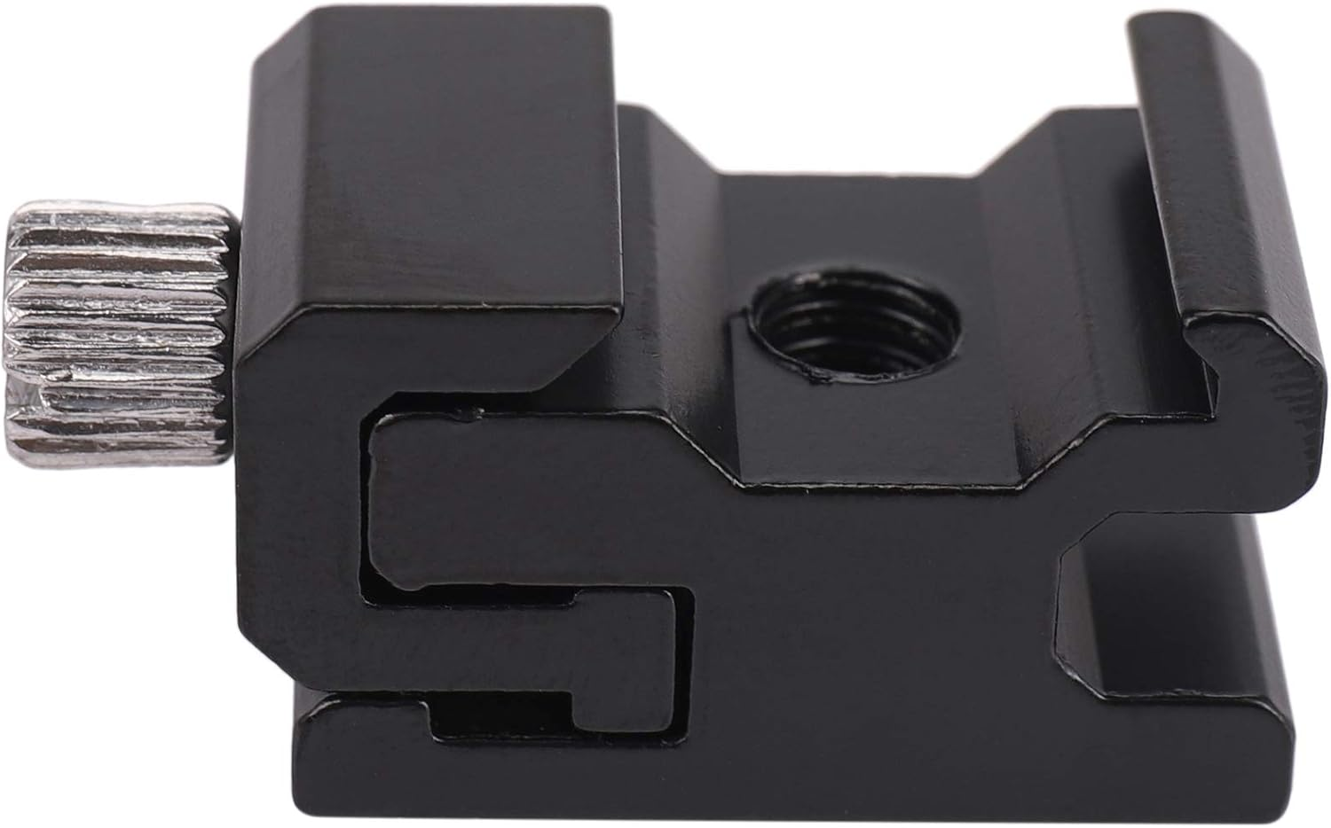 5Pcs Camera Metal Cold Shoe Hot Shoe Flash Bracket Mount Adapter with 1/4 Tripod Screw for Light Stand Tripod image number 4