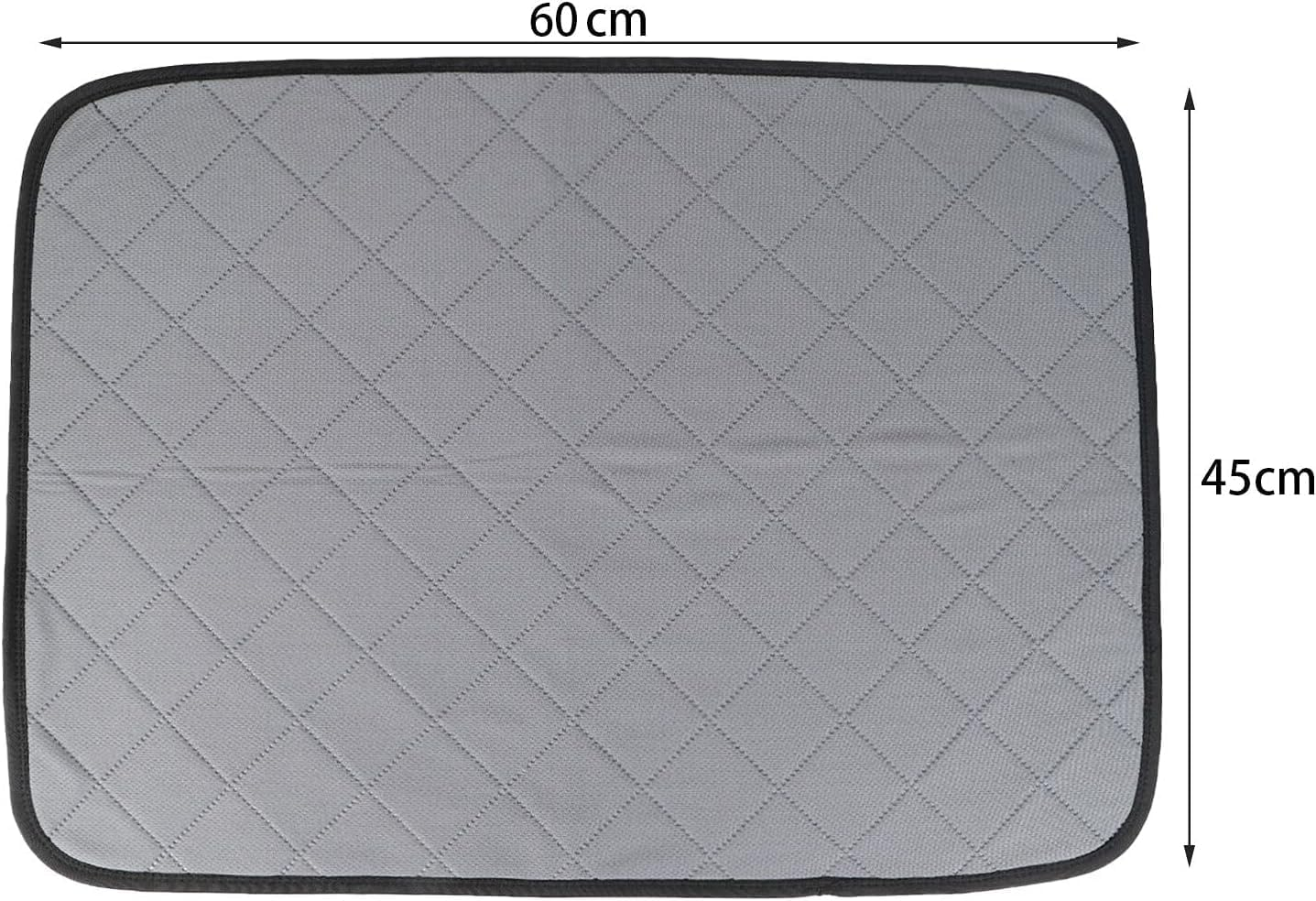 Cozioz Washable Waterproof Guinea Pig Cage Mat &ndash; Absorbent Cover for Small Animals, Dwarf Rabbits (Pack of 2, 60X45Cm) image number 4