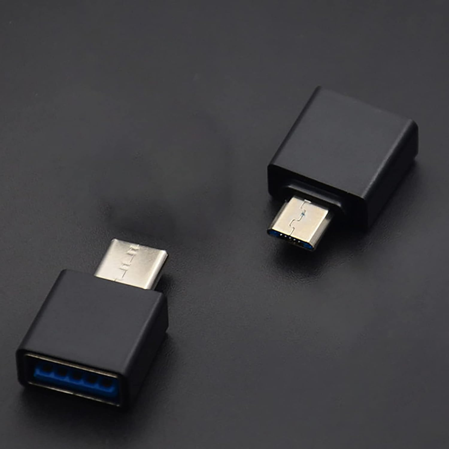 OTG Micro to USB Adapter, Tunghey Aluminum Alloy Micro USB Male to USB 2.0 a Female OTG (On the Go) Adapter for Android Smartphone Tablets More USB and Micro Devices 5Pack image number 2